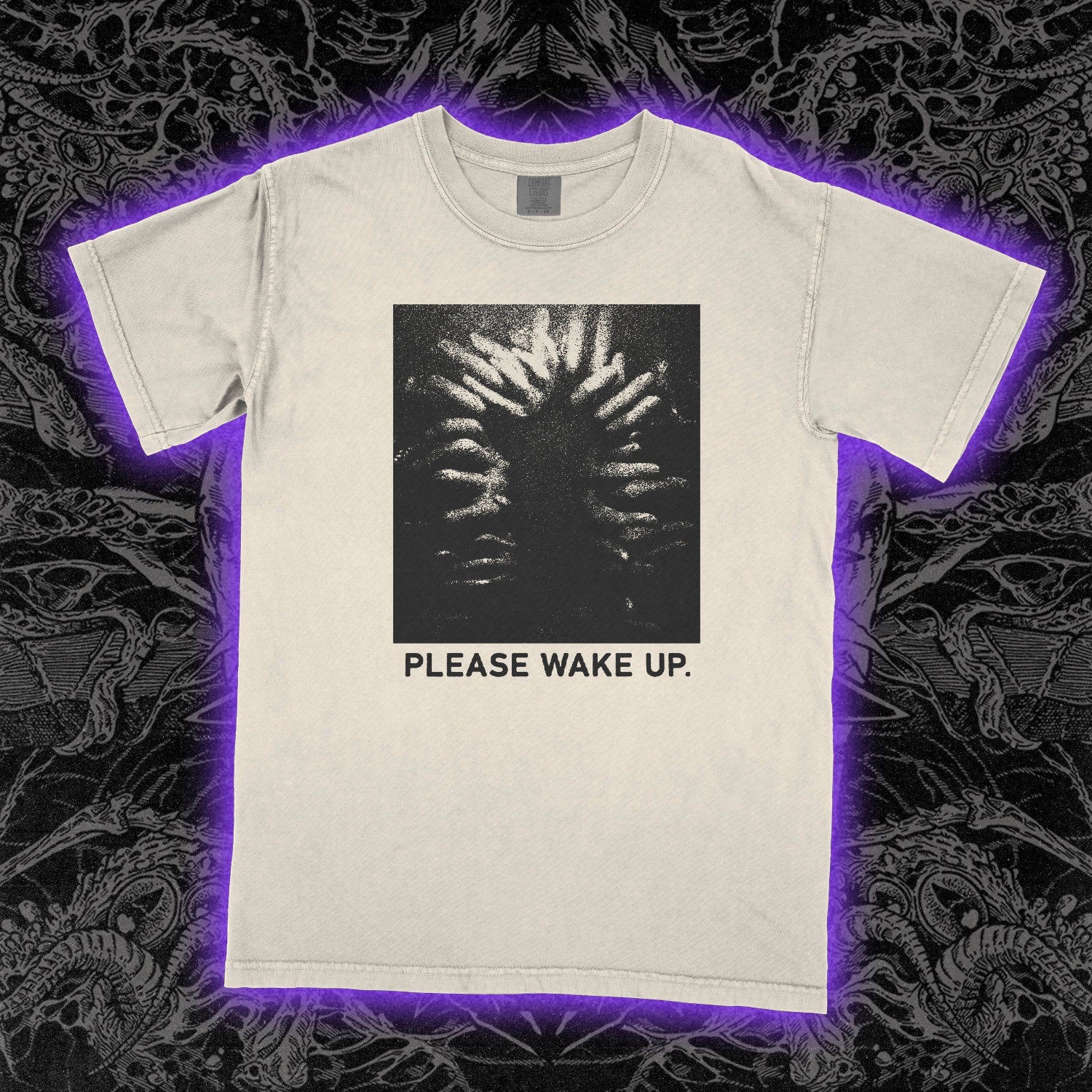 Please Wake Up Come True Comfort Colors Ivory Tee