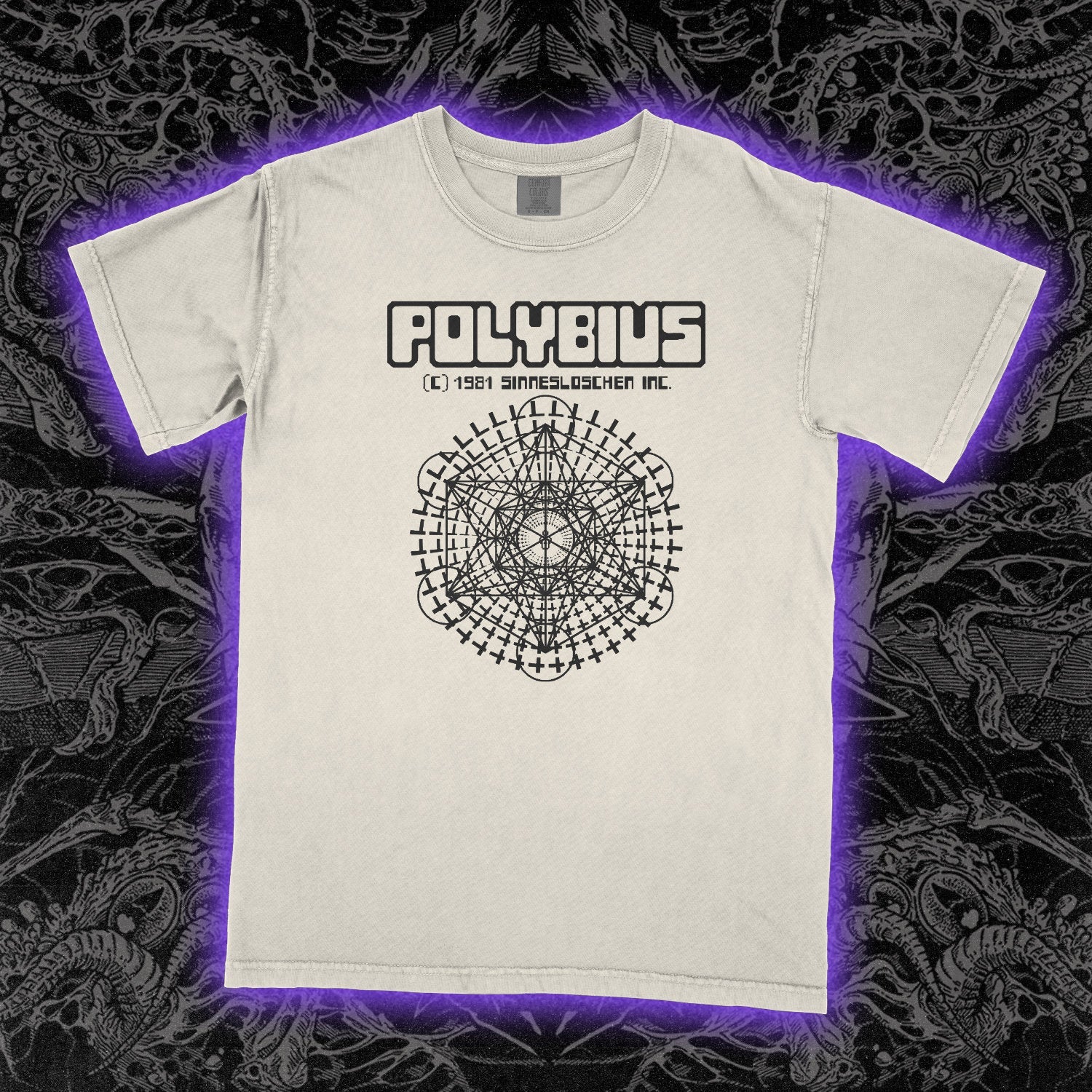 Polybius Videogame Comfort Colors Ivory Tee