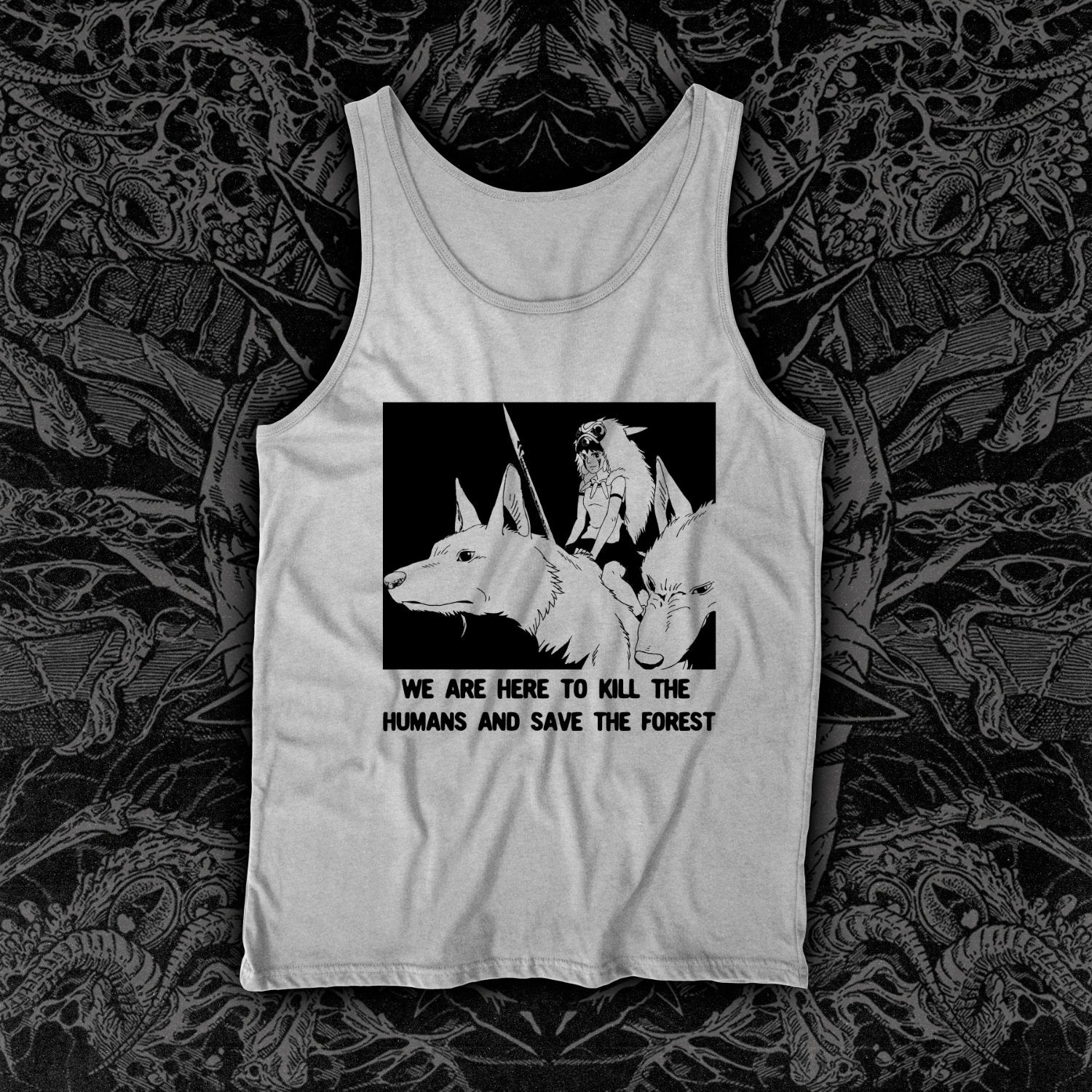 Princess Mononoke Tank White