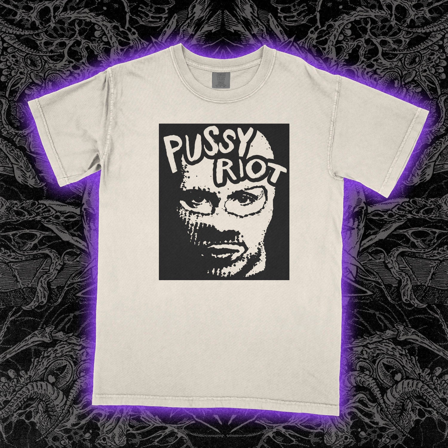 Pussy Riot Comfort Colors Ivory Tee