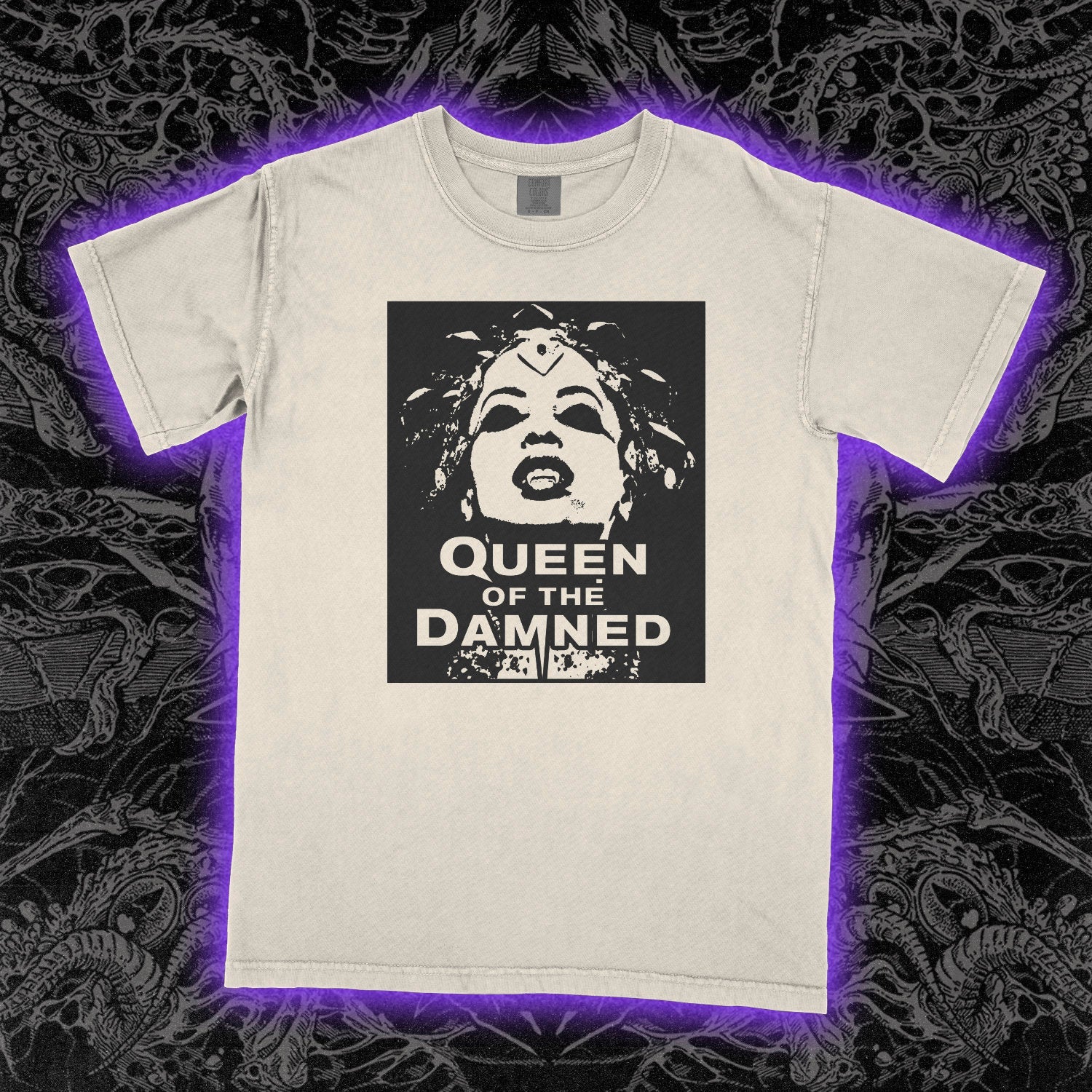 Queen of the Damned Comfort Colors Tee Ivory