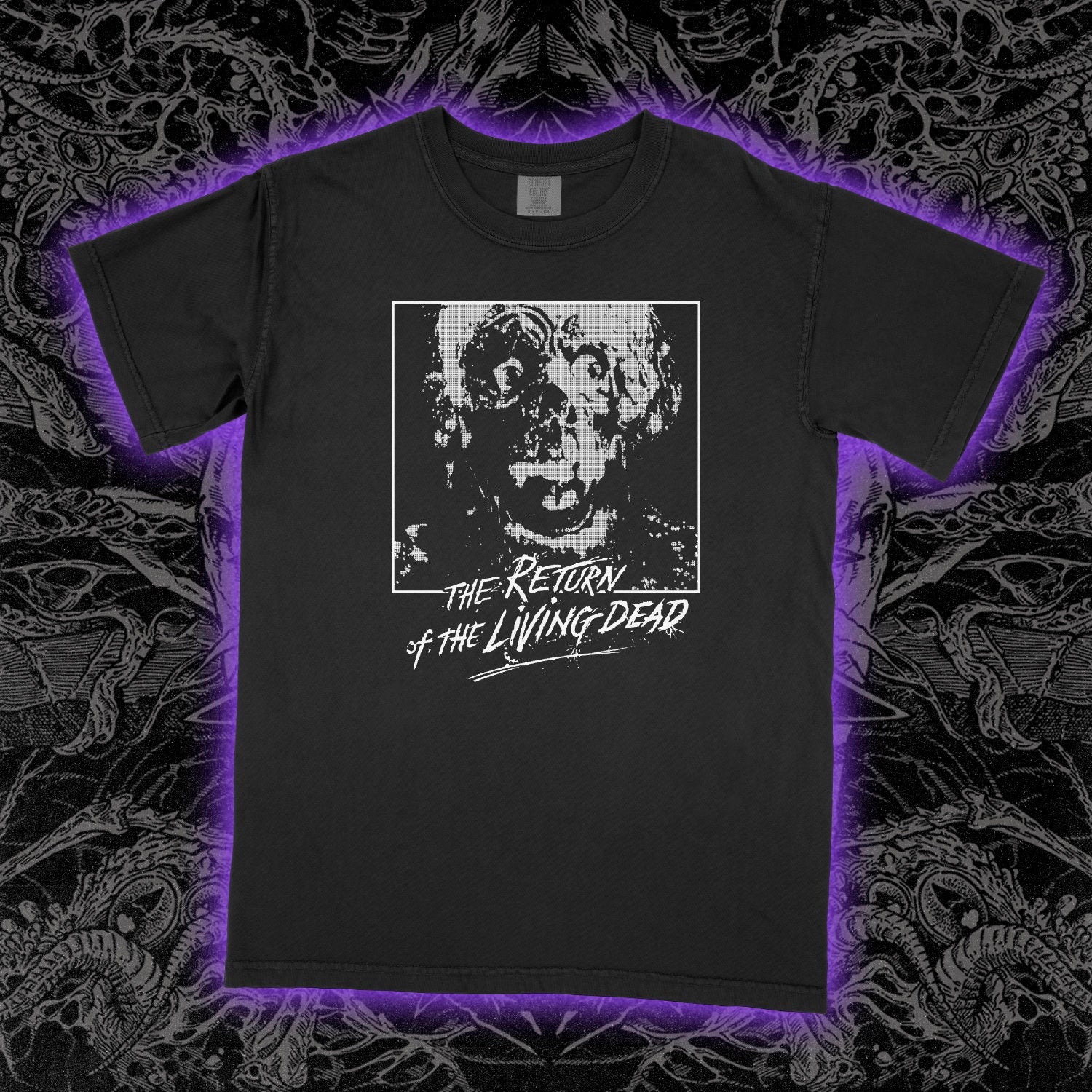 Return Of The Living Dead Film Comfort Colors Black Tee