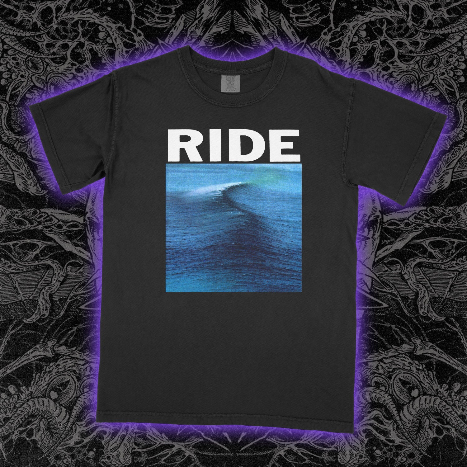 Ride Nowhere Comfort Colors Black Tee