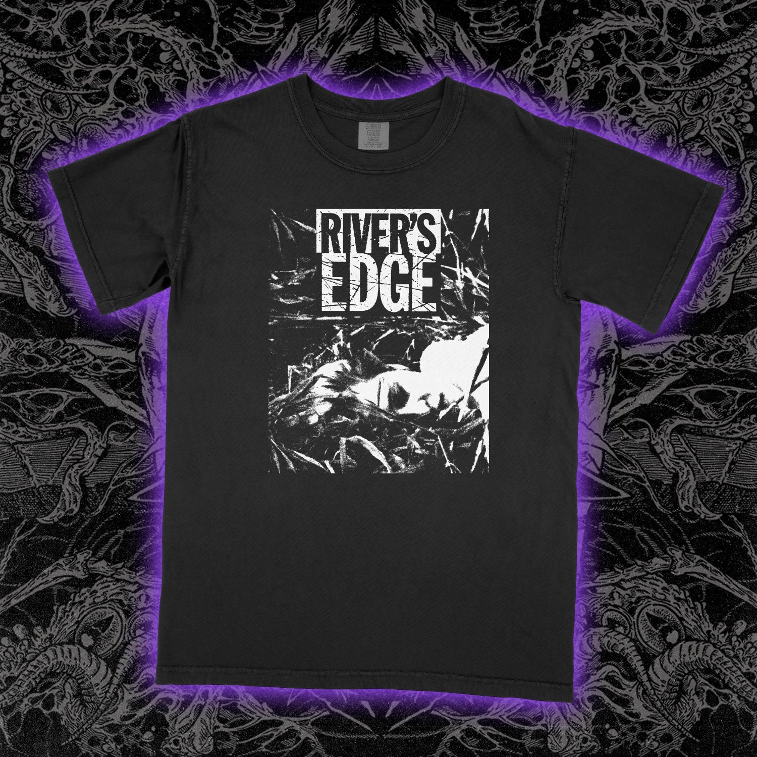 River's Edge Comfort Colors Black Tee