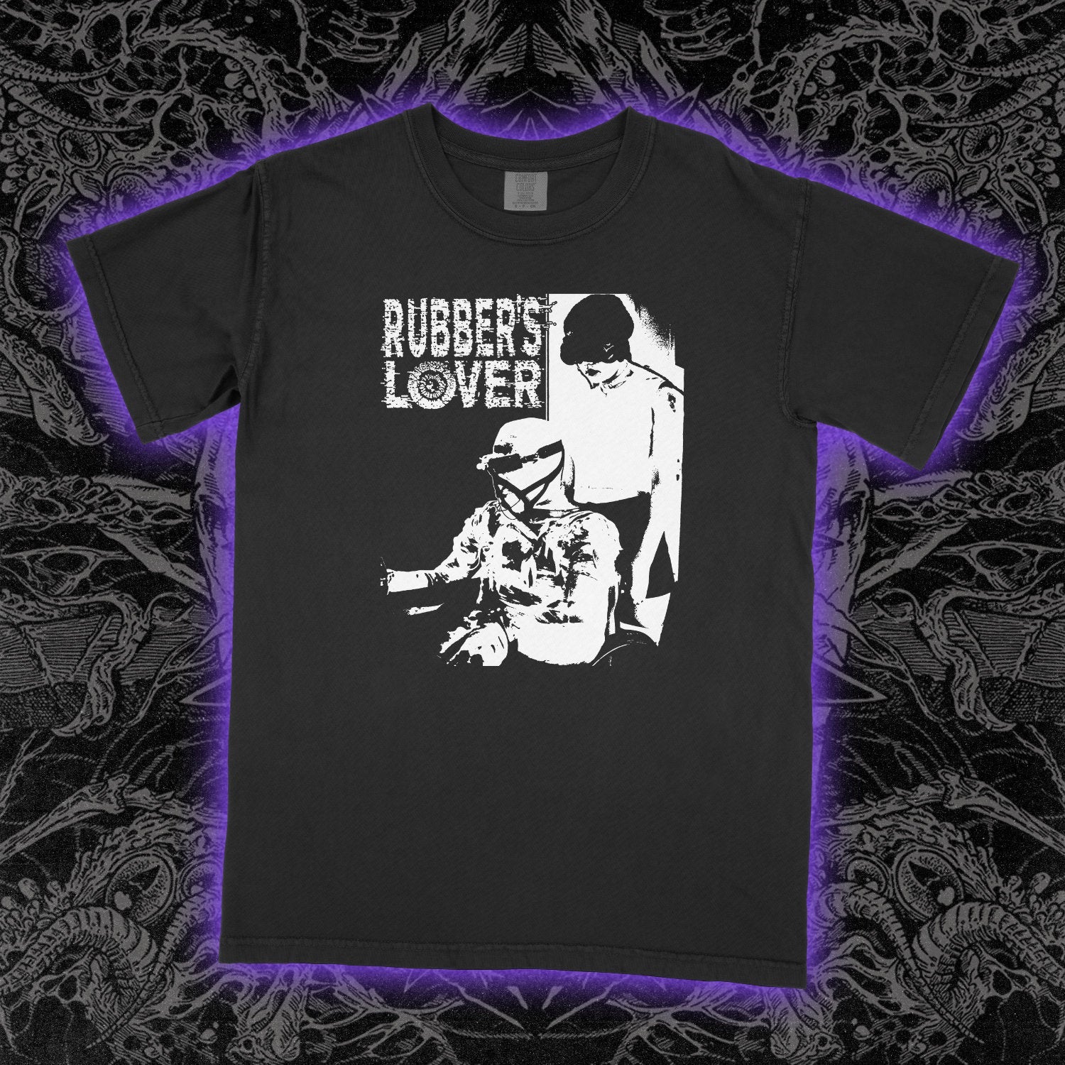 Rubbers Lover Film Comfort Colors Black Tee