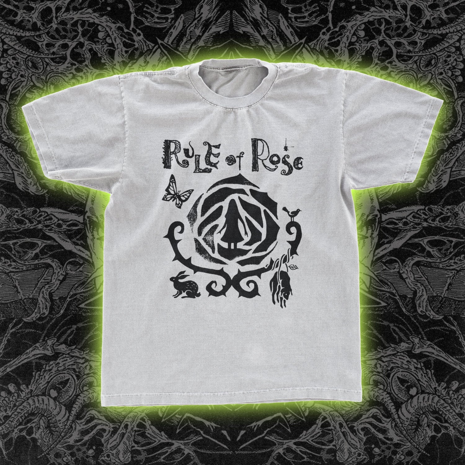 Rule of Rose Classic Tee White