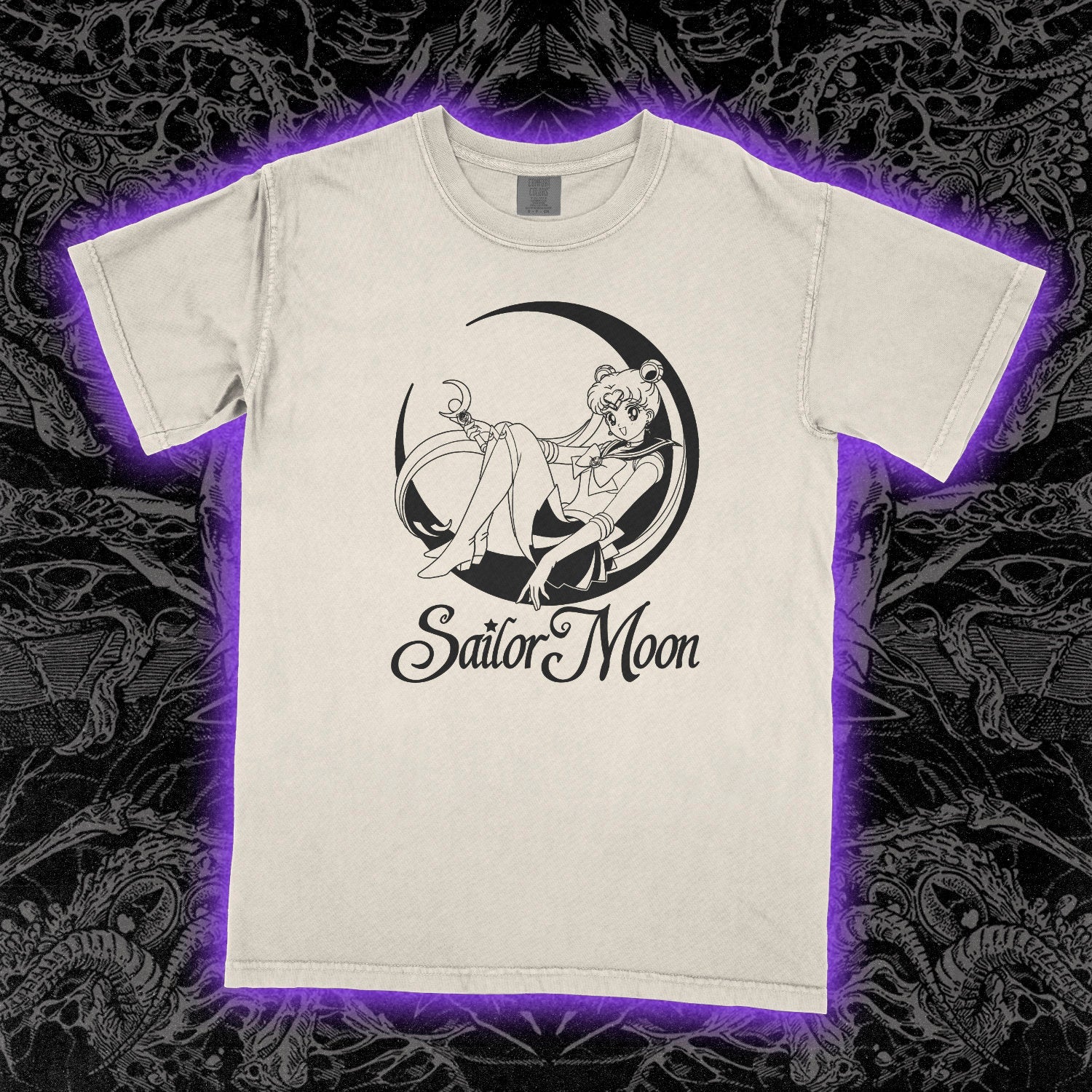 Sailor Moon Comfort Colors Ivory Tee