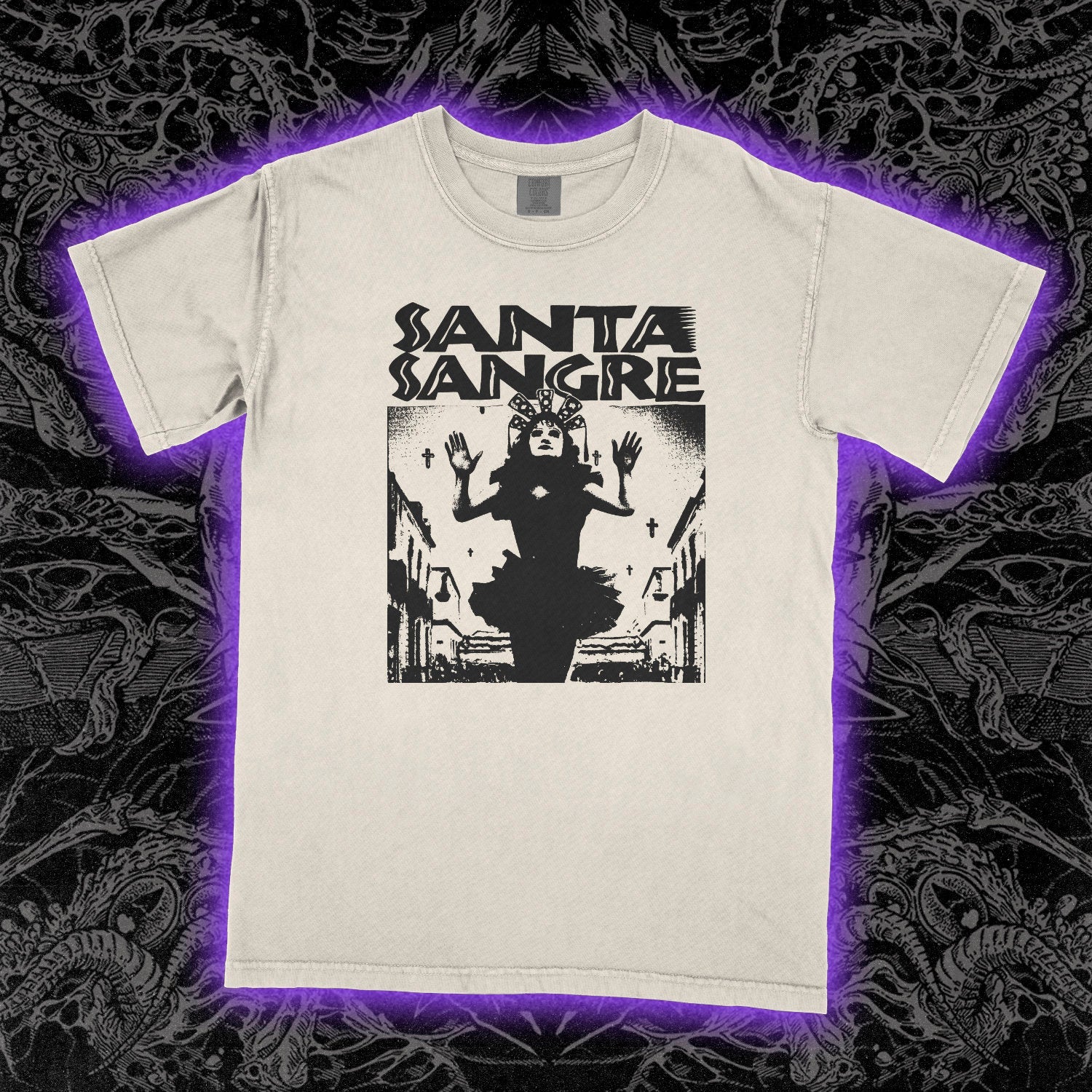 Santa Sangre Comfort Colors Ivory Tee