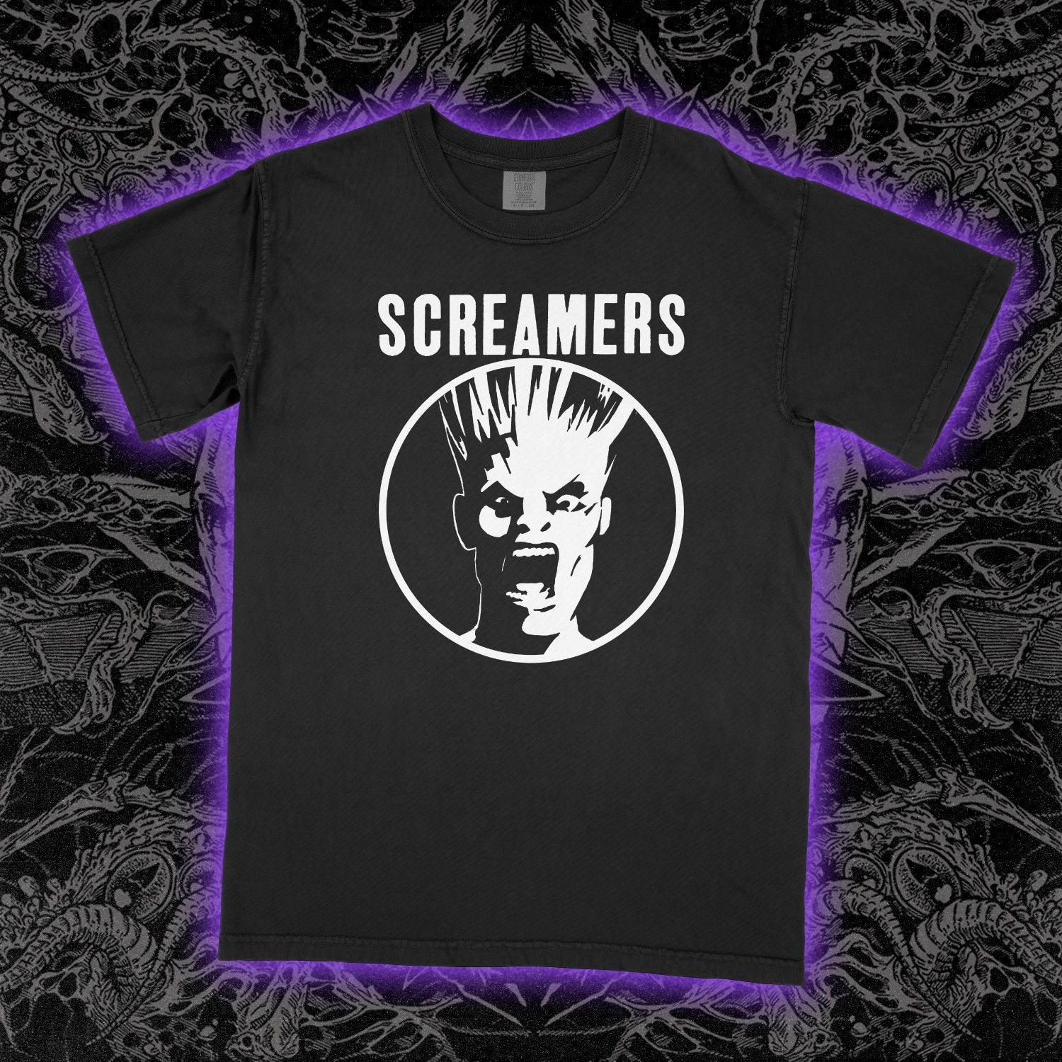 Screamers Comfort Colors Black Tee