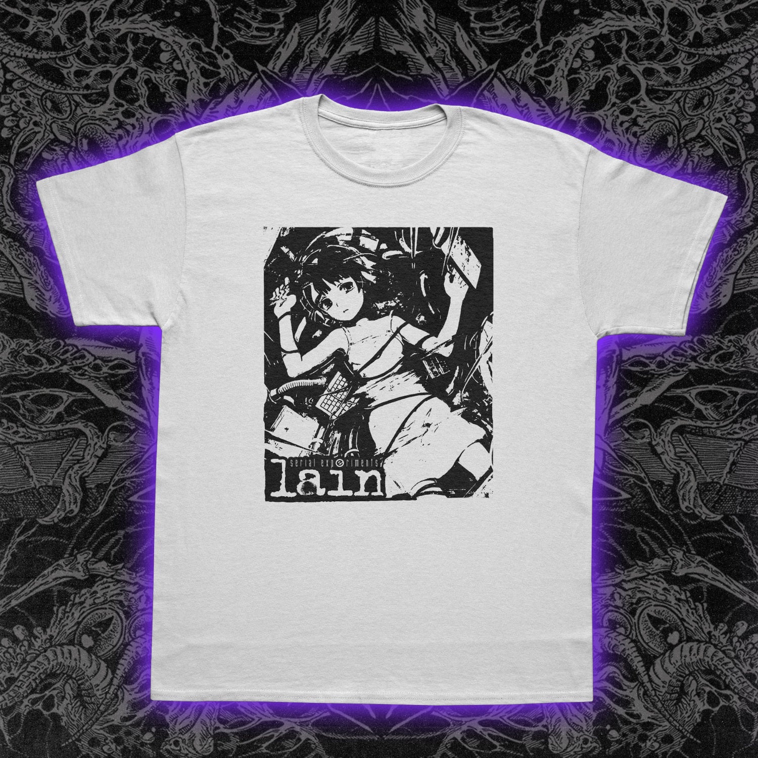 Serial Experiments Lain Slim Fit Tee