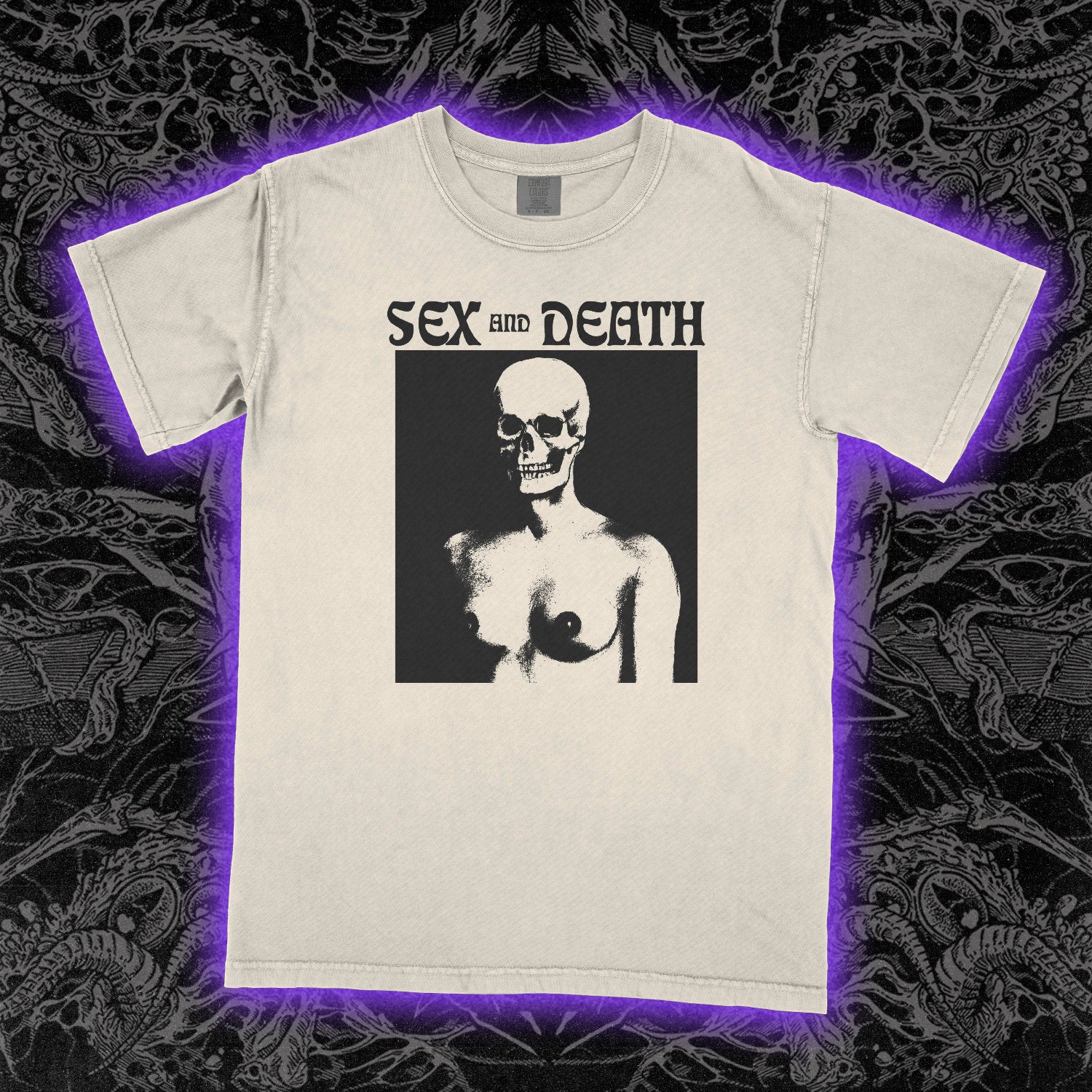 Sex And Death Comfort Colors Ivory Tee