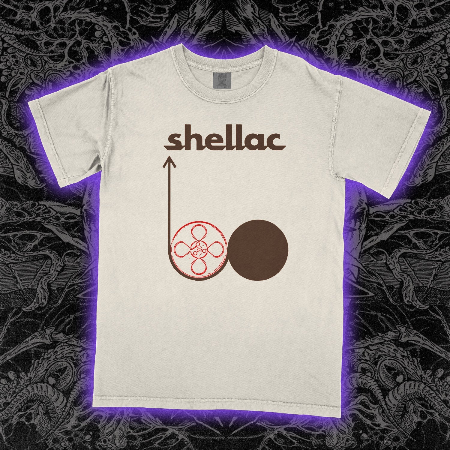 Shellac Tour Comfort Colors Ivory Tee