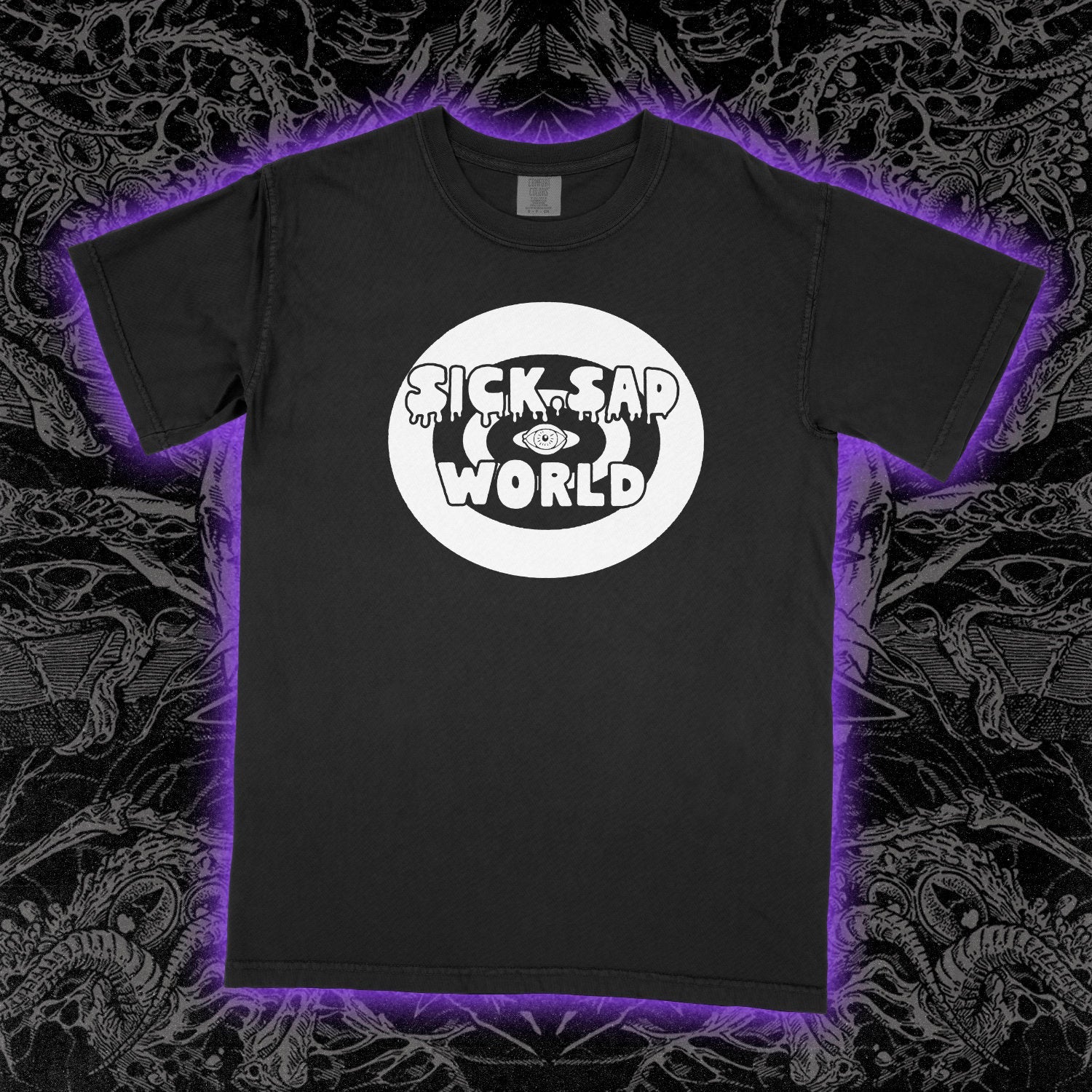 Sick Sad World Comfort Colors Black Tee