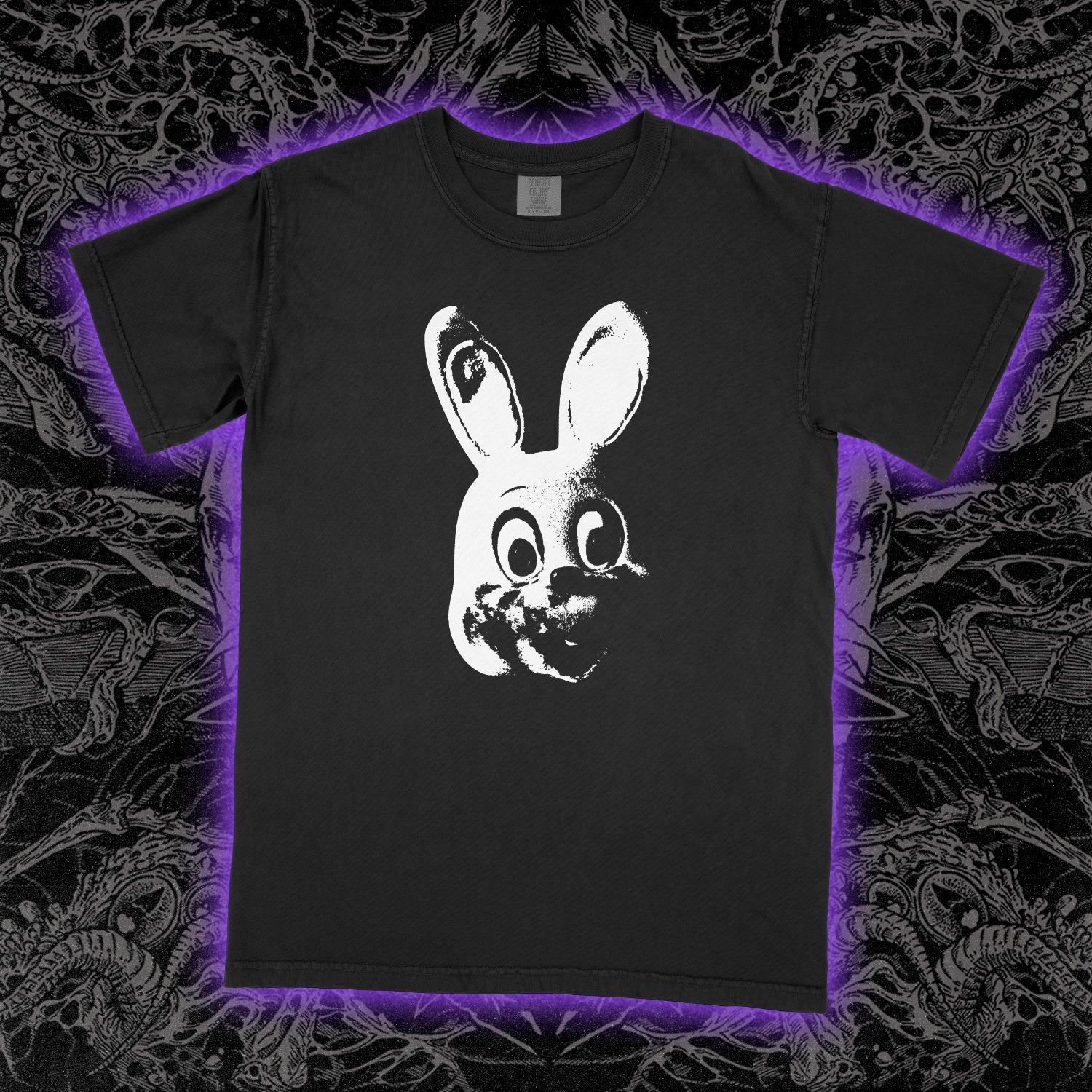 Silent Hill Robbie Bunny Comfort Colors Black Tee