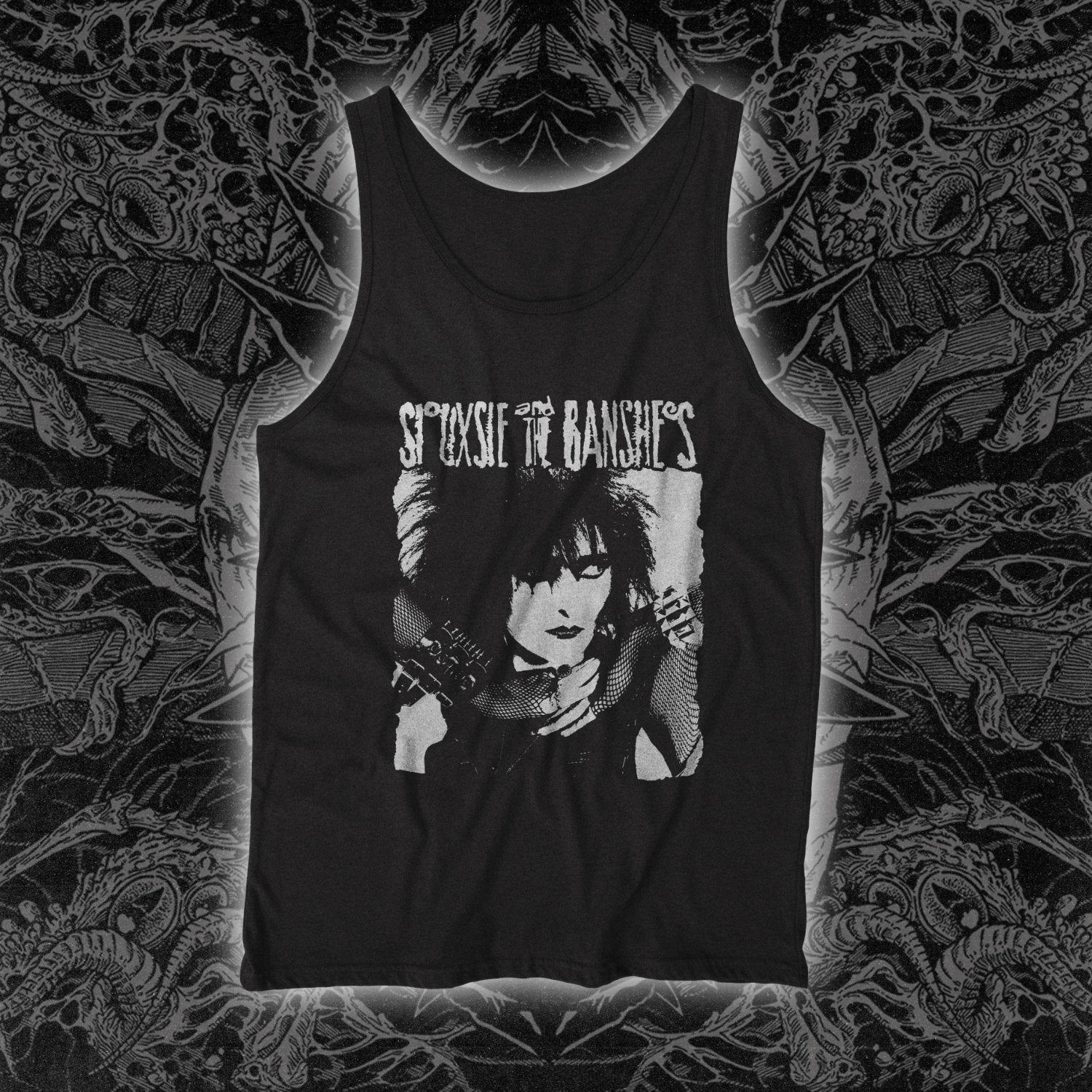 Siouxsie And The Banshees Portrait Tank Black