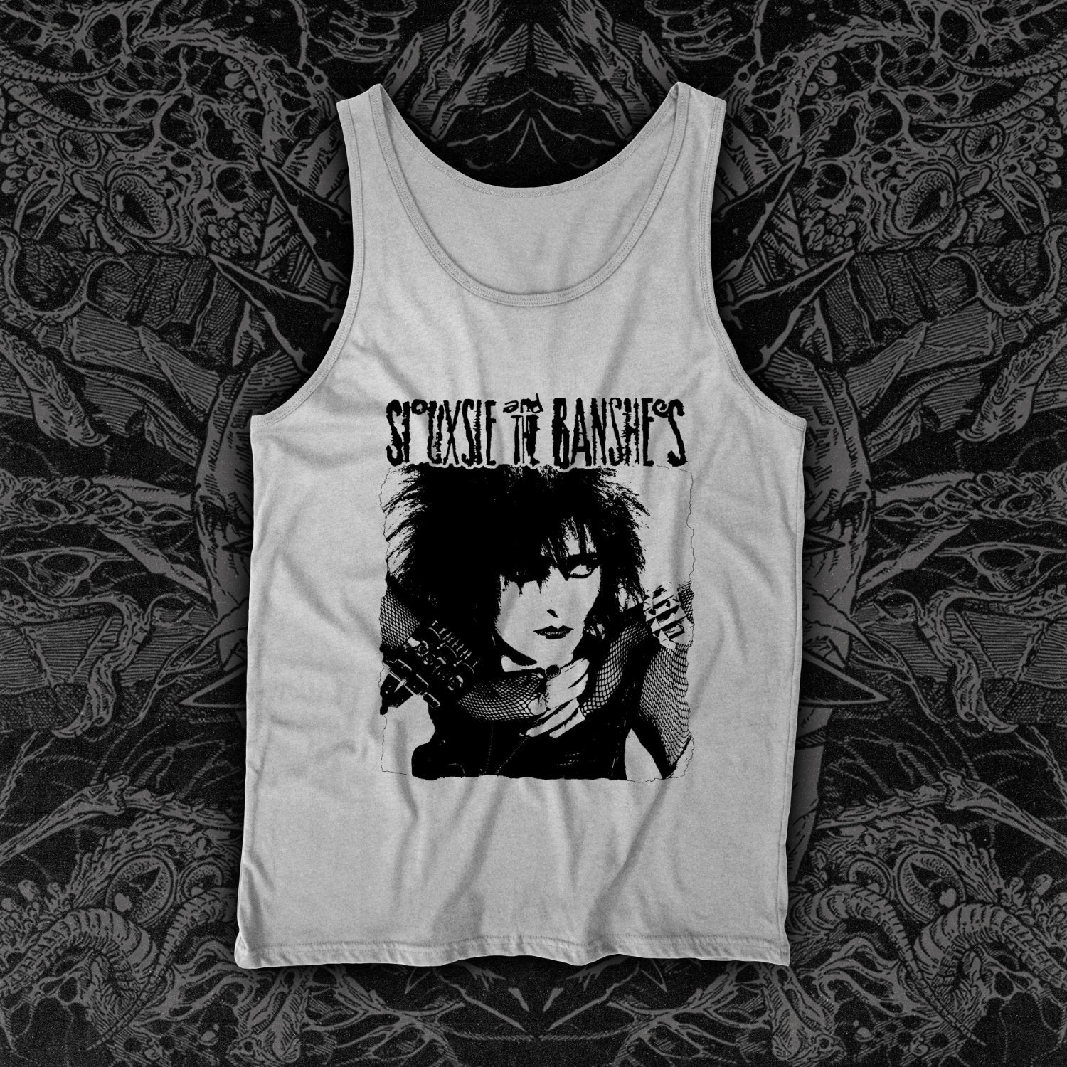 Siouxsie And The Banshees Portrait Tank White