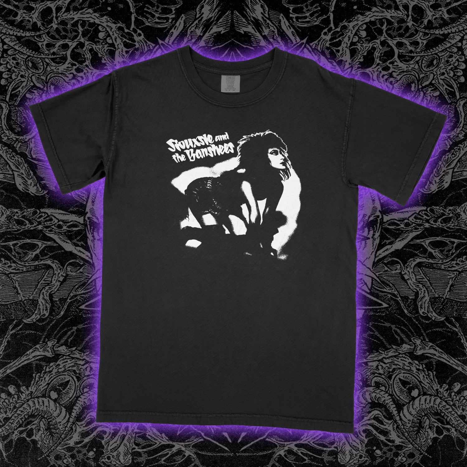 Siouxsie And The Banshees Comfort Colors Black Tee