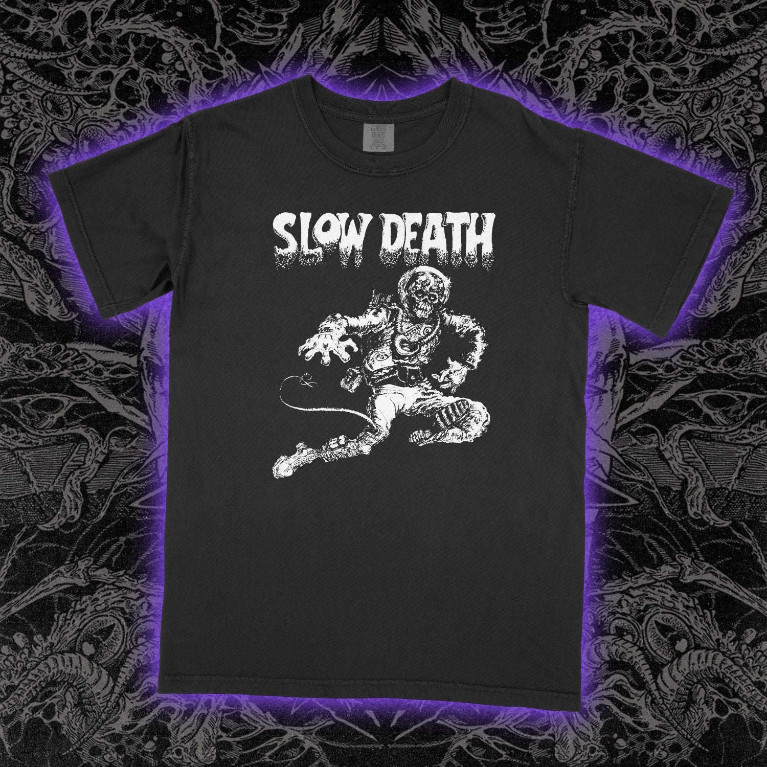 Slow Death Comfort Colors Black Tee