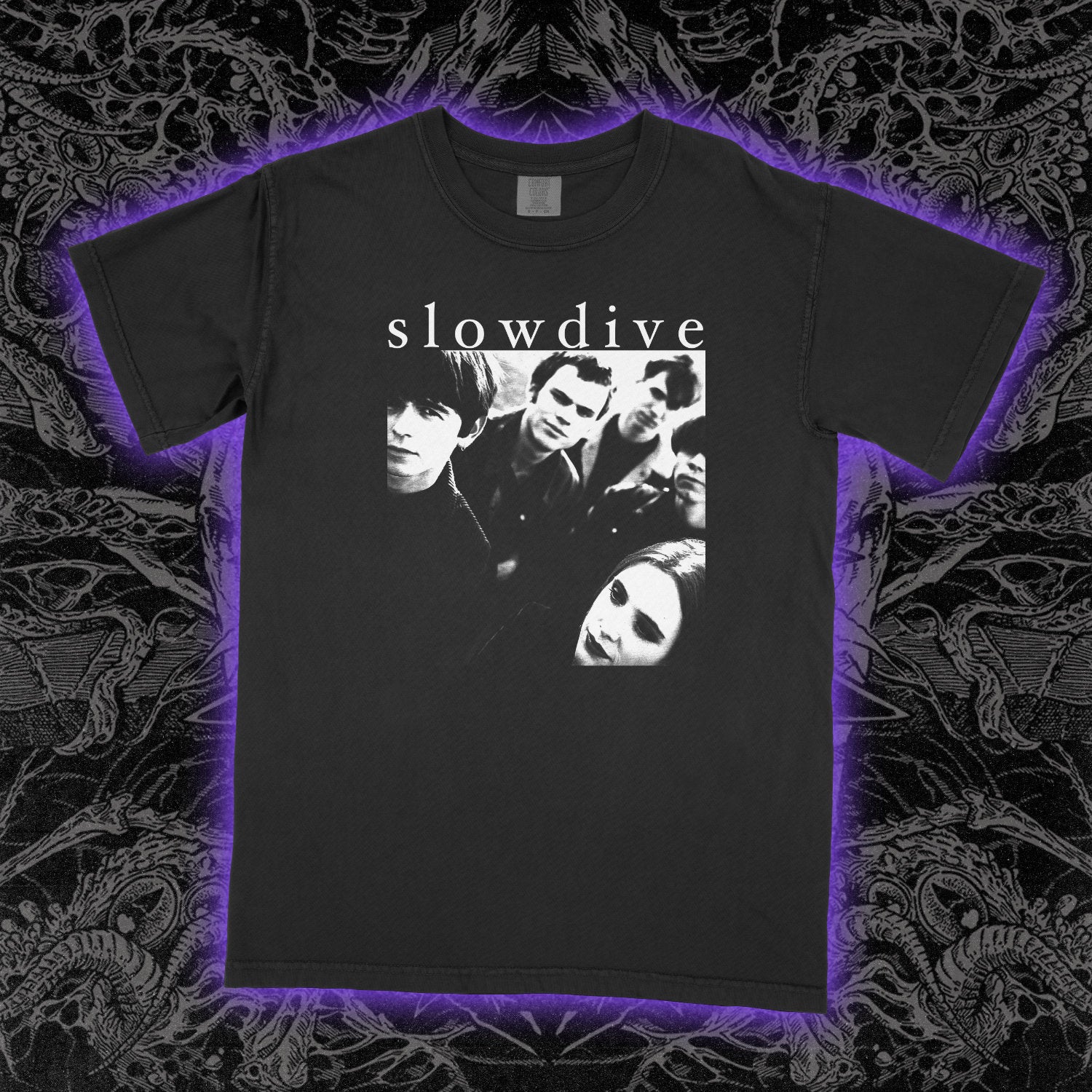 Slowdive Souvlaki Comfort Colors Black Tee