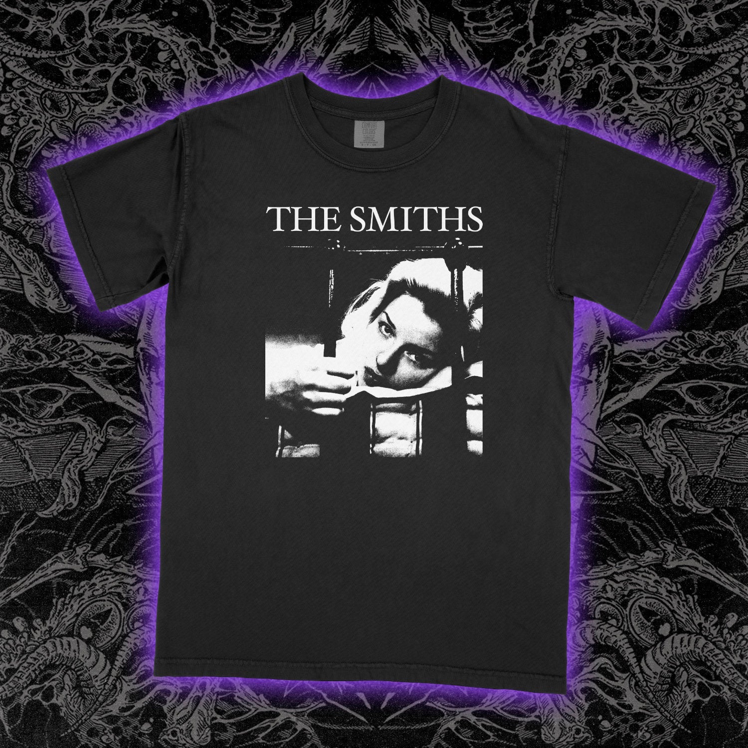 Smiths Singles Comfort Colors Black Tee