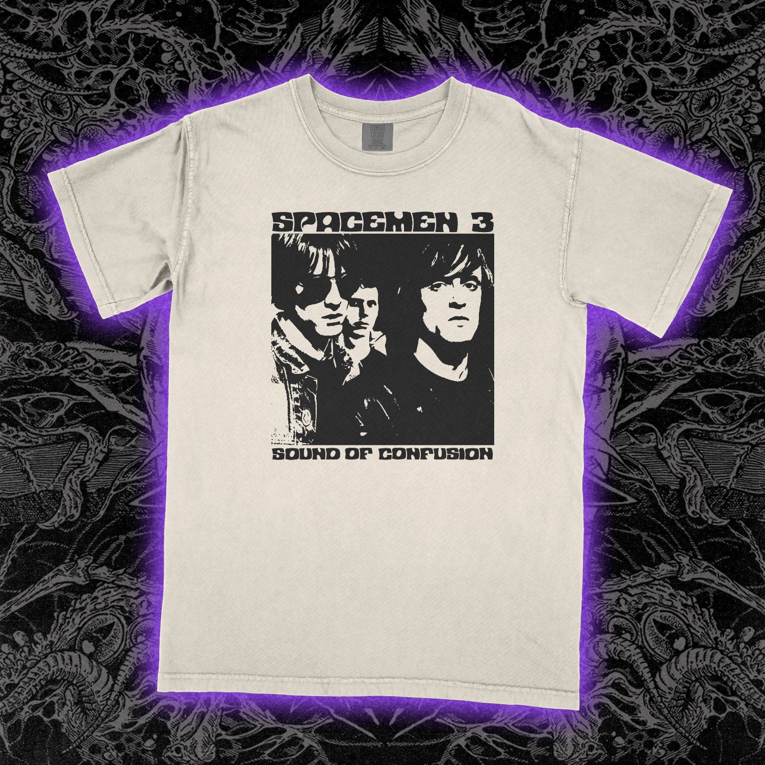 Spacemen 3 Sound Of Confusion Comfort Colors Ivory Tee