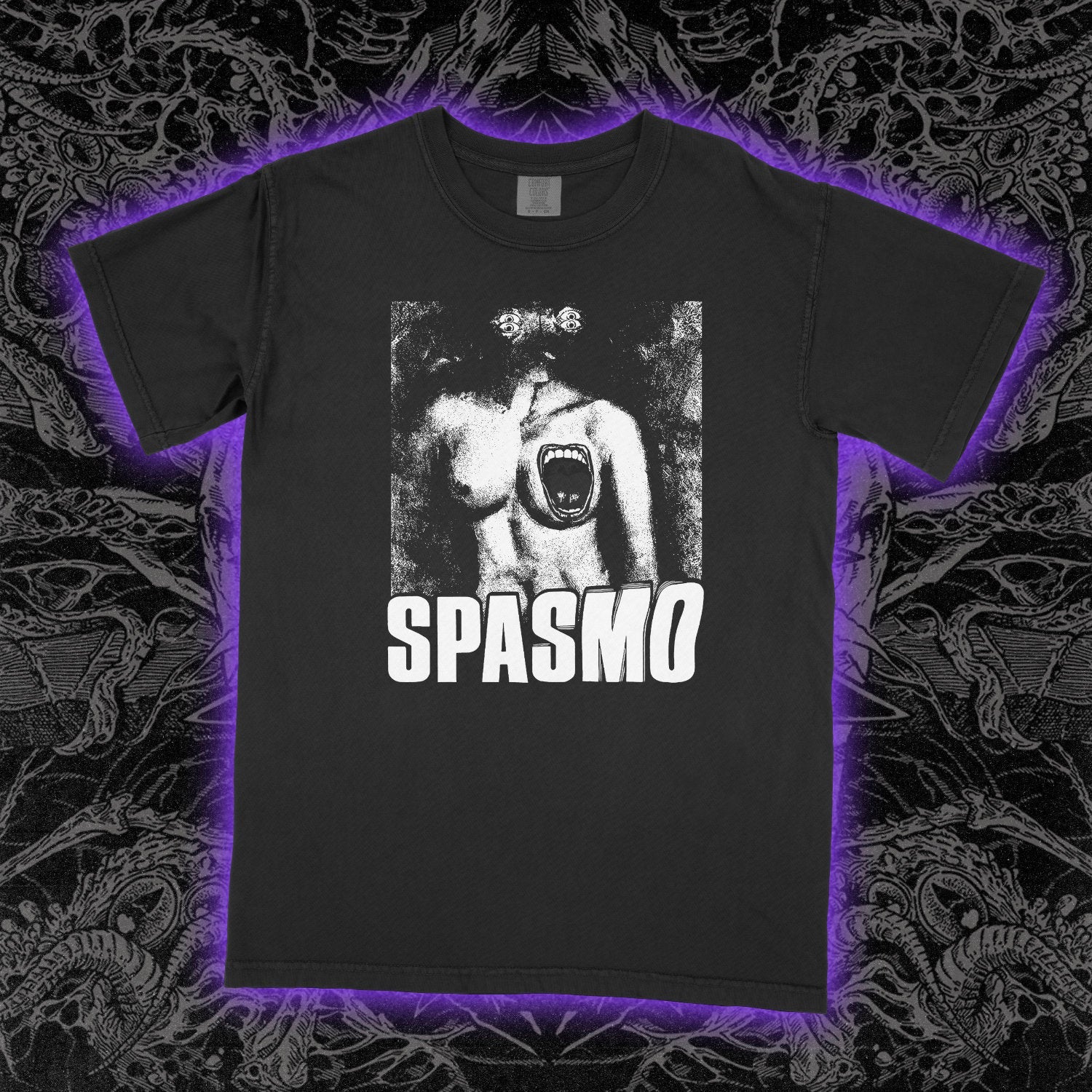 Spasmo Film Comfort Colors Black Tee