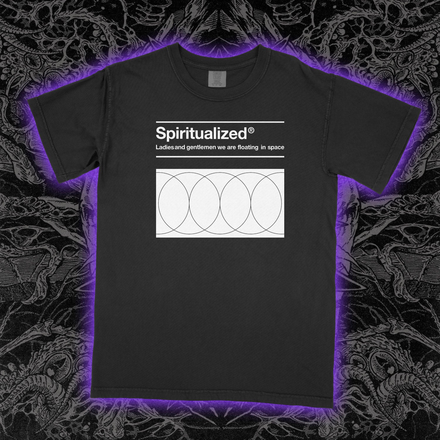 Spiritualized Ladies And Gentlemen Comfort Colors Black Tee