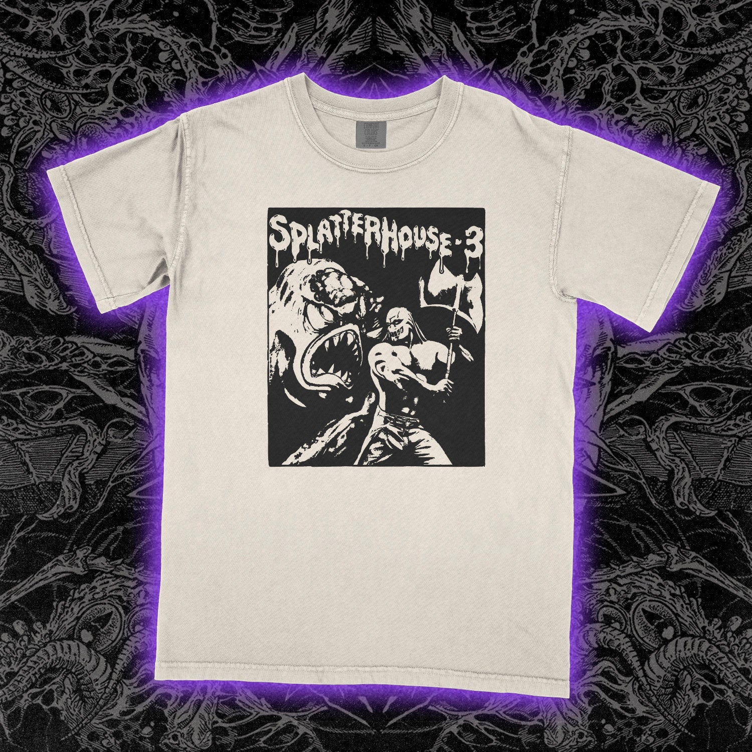 Splatterhouse 3 Comfort Colors Ivory Tee