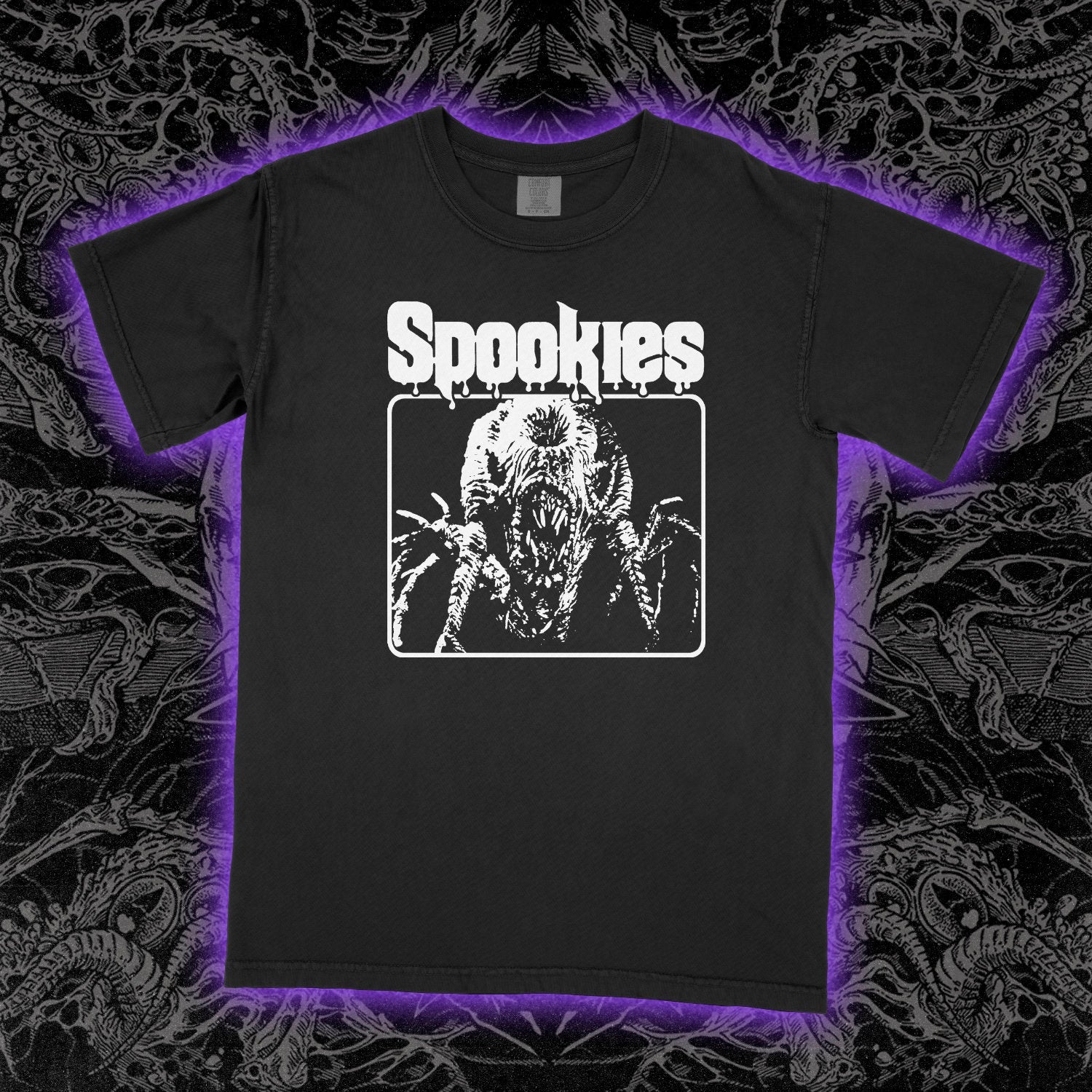 Spookies Film Comfort Colors Black Tee