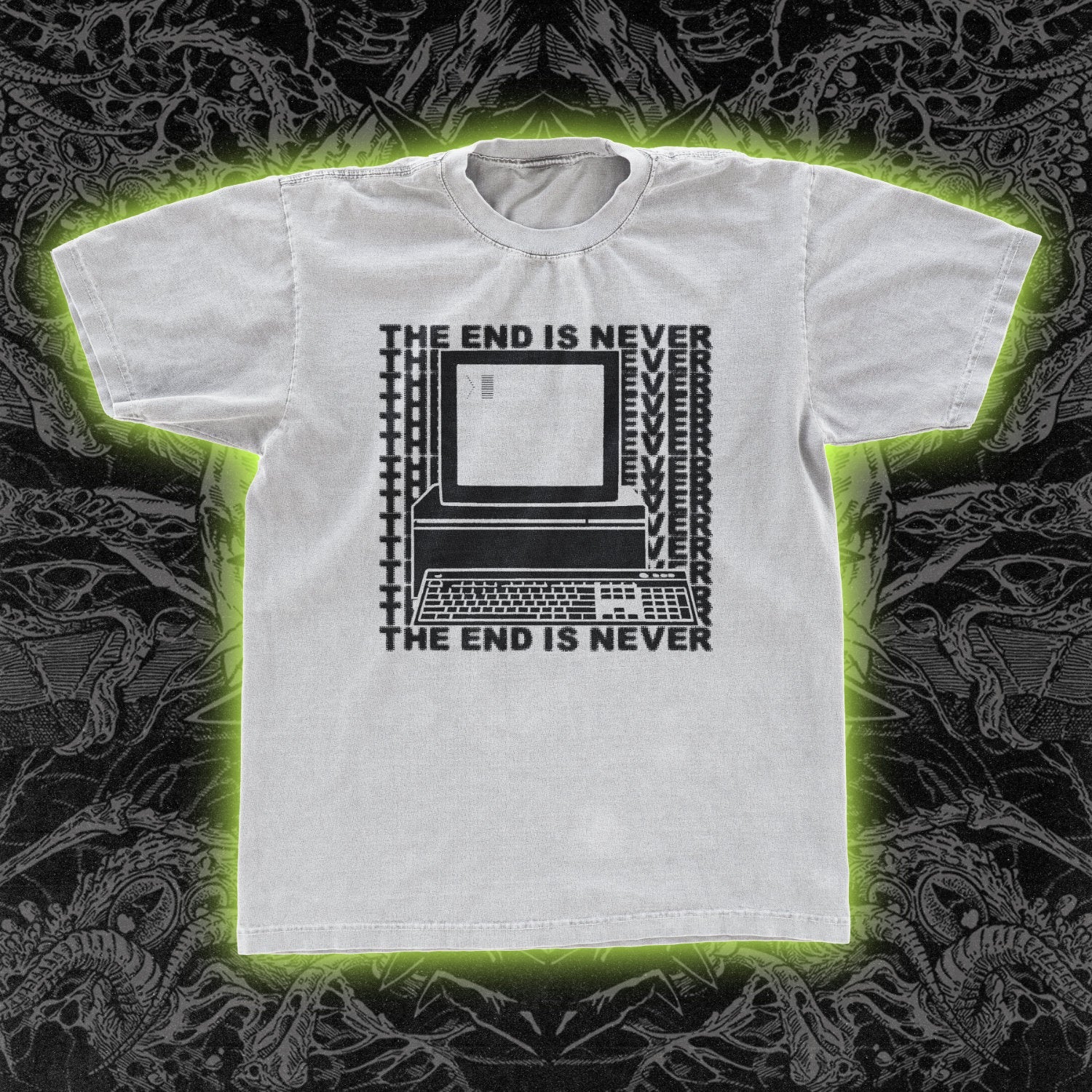 Stanley Parable The End is Never Classic Tee White