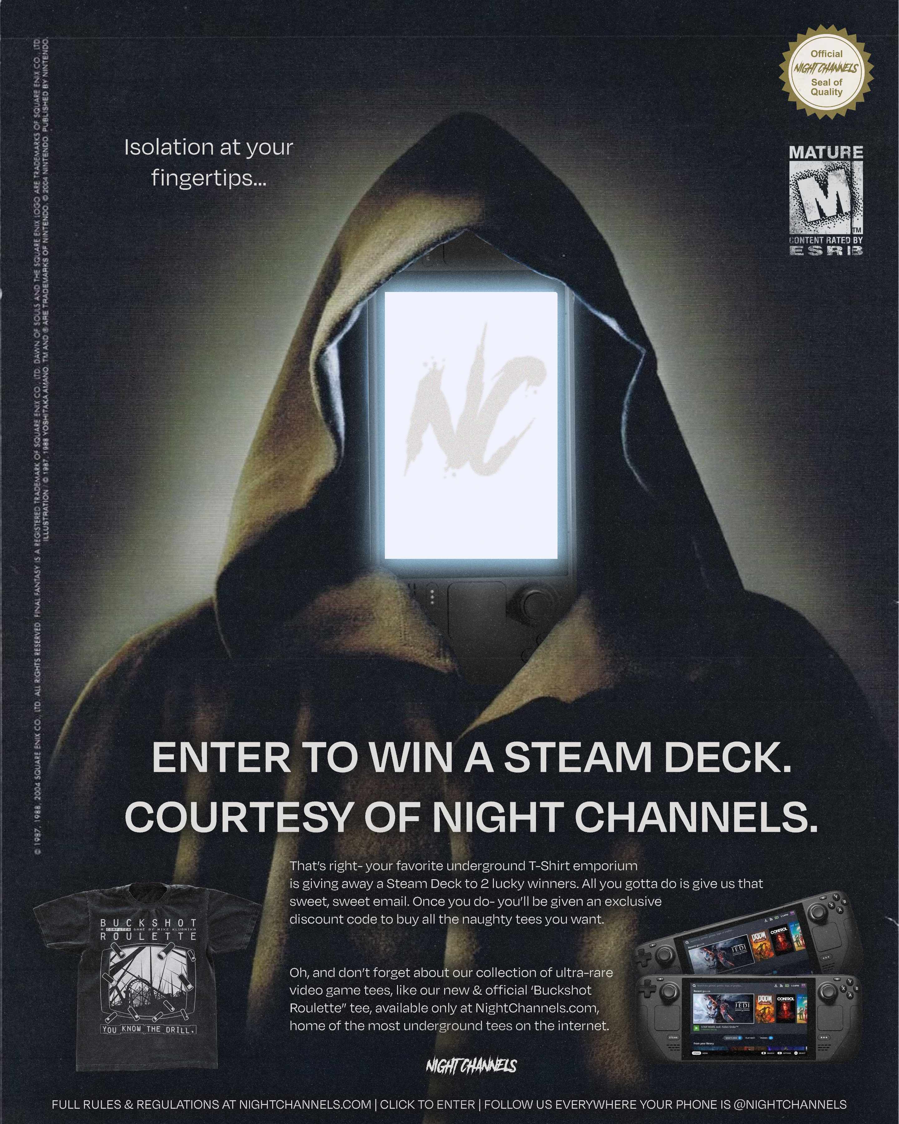 Enter your email in the form below for a chance to win a steam deck