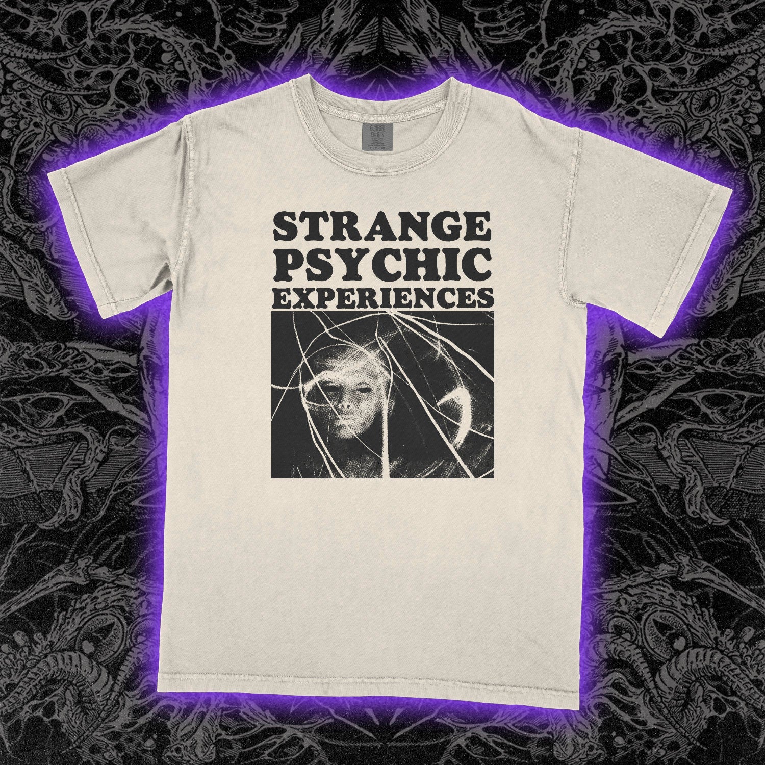 Strange Psychic Experiences Comfort Colors Ivory Tee