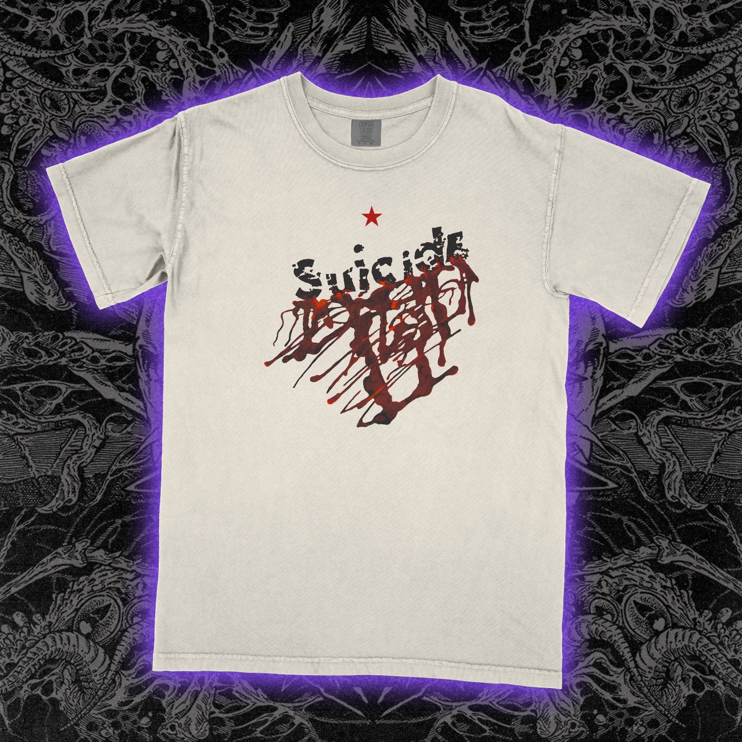 Suicide 1977 Comfort Colors Ivory Tee