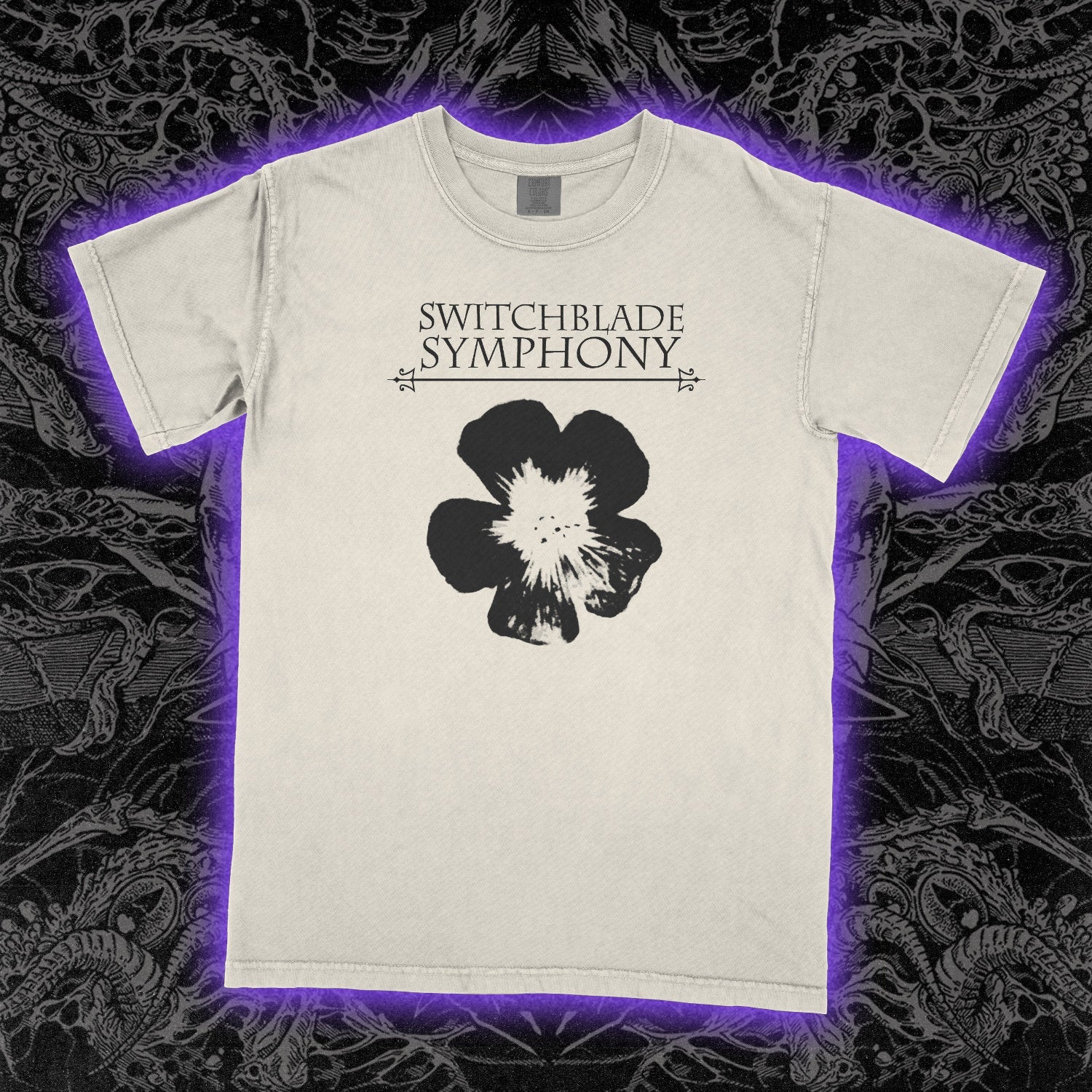 Switchblade Symphony Comfort Colors Ivory Tee