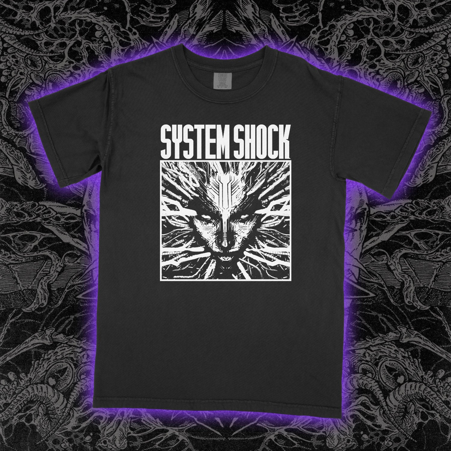 System Shock Comfort Colors Black Tee