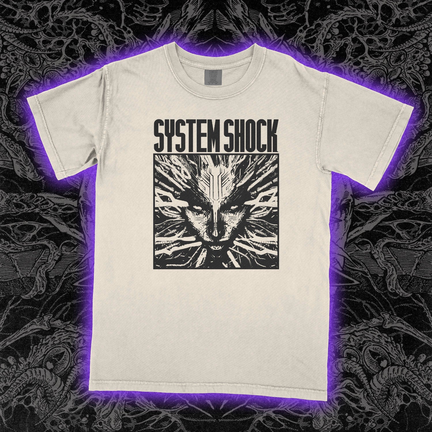 System Shock Comfort Colors Ivory Tee