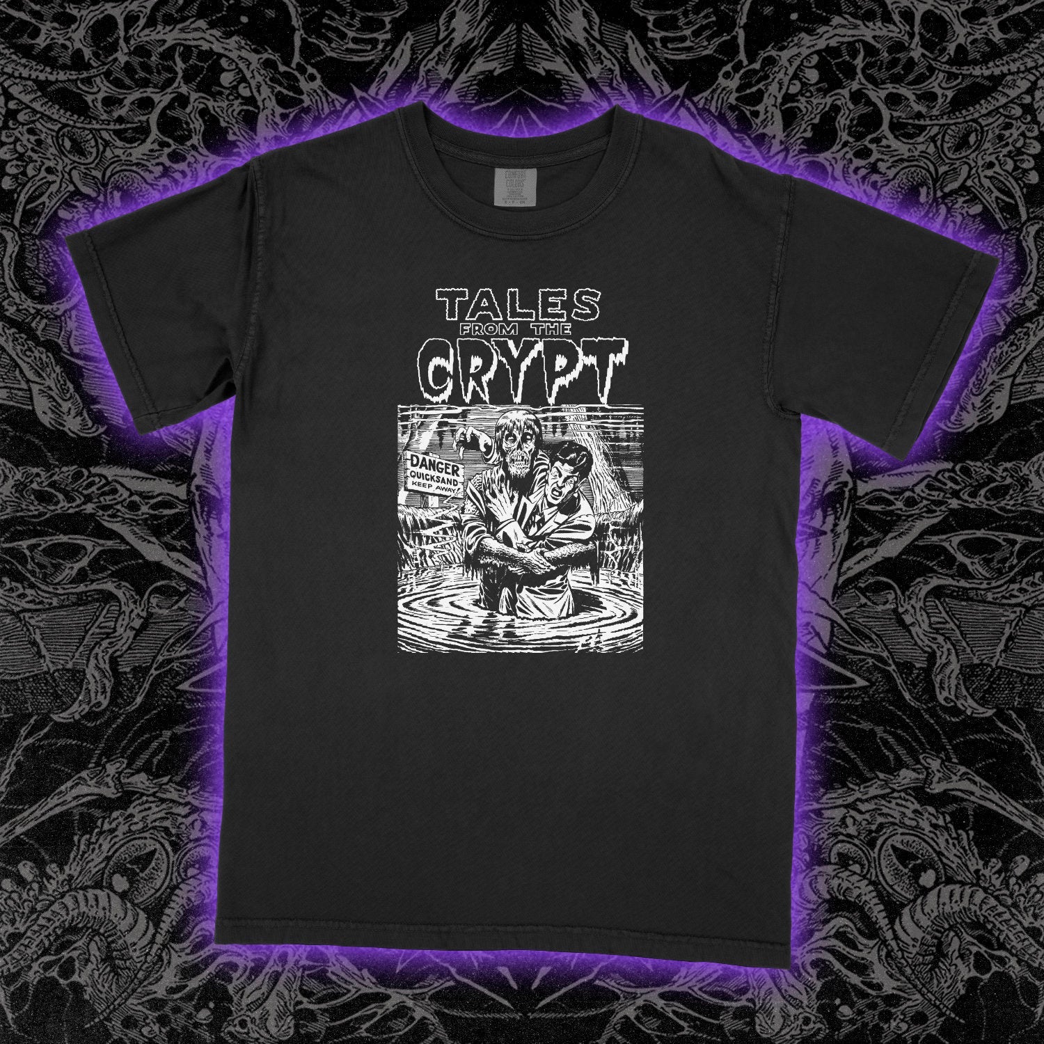 Tales From The Crypt Comfort Colors Black Tee