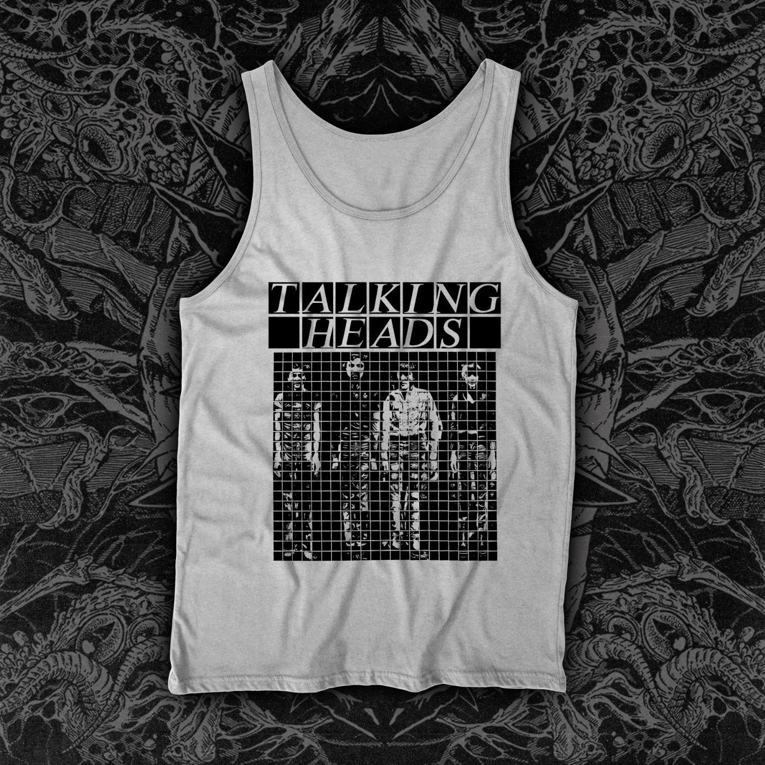 Talking Heads Buildings And Food Tank White