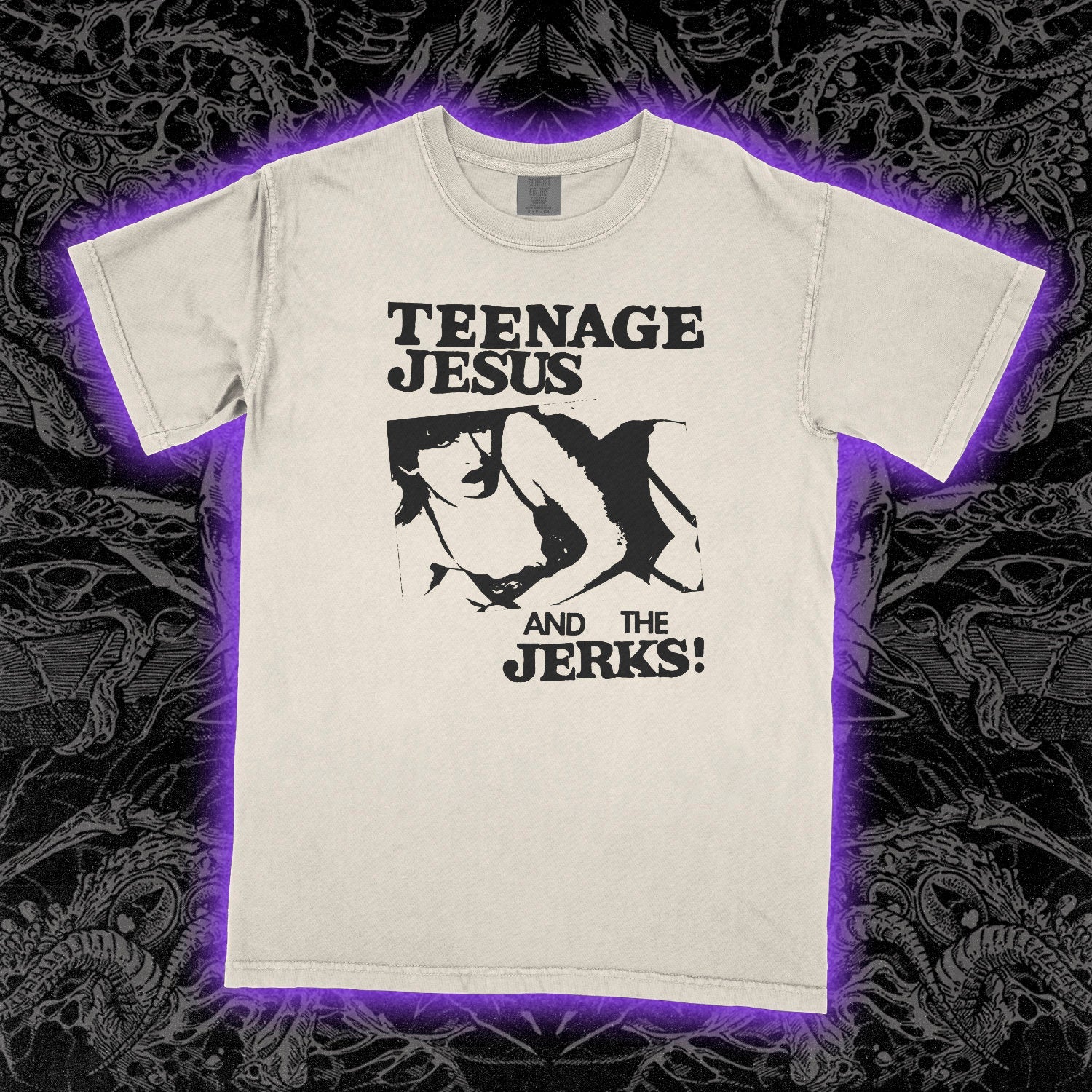 Classic Teenage Jesus And The Jerks Comfort Colors Ivory Tee