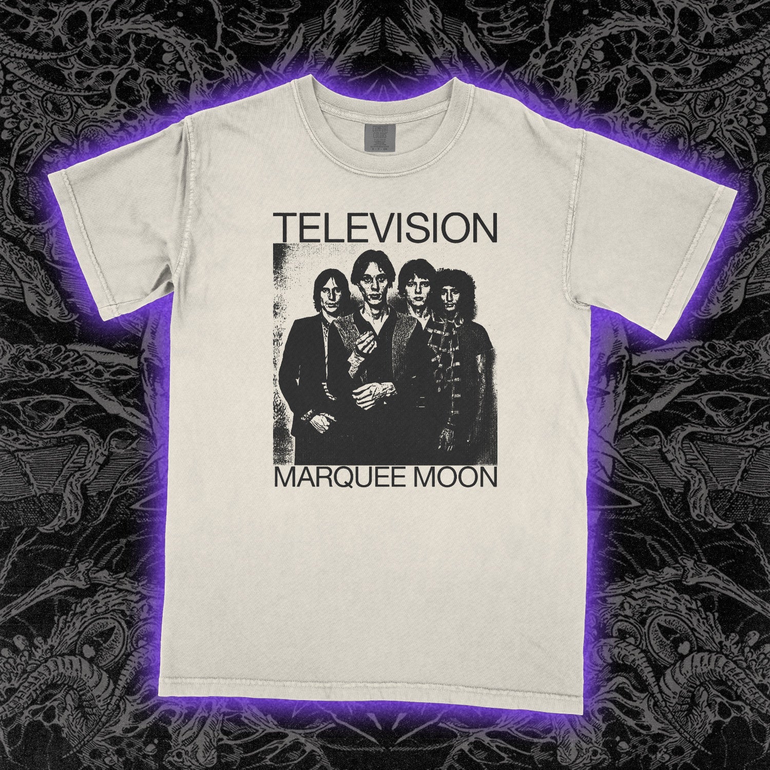 Television Marquee Moon Comfort Colors Ivory Tee