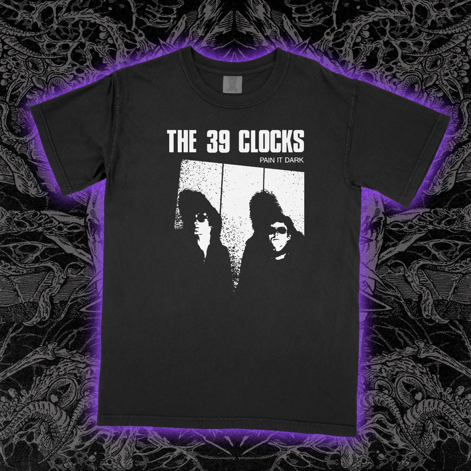 The 39 Clocks Comfort Colors Black Tee