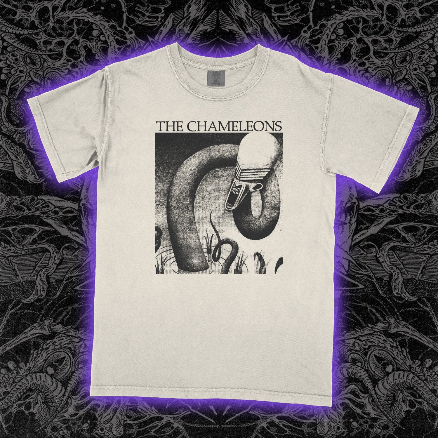 The Chameleons Swamp Thing Comfort Colors Ivory Tee