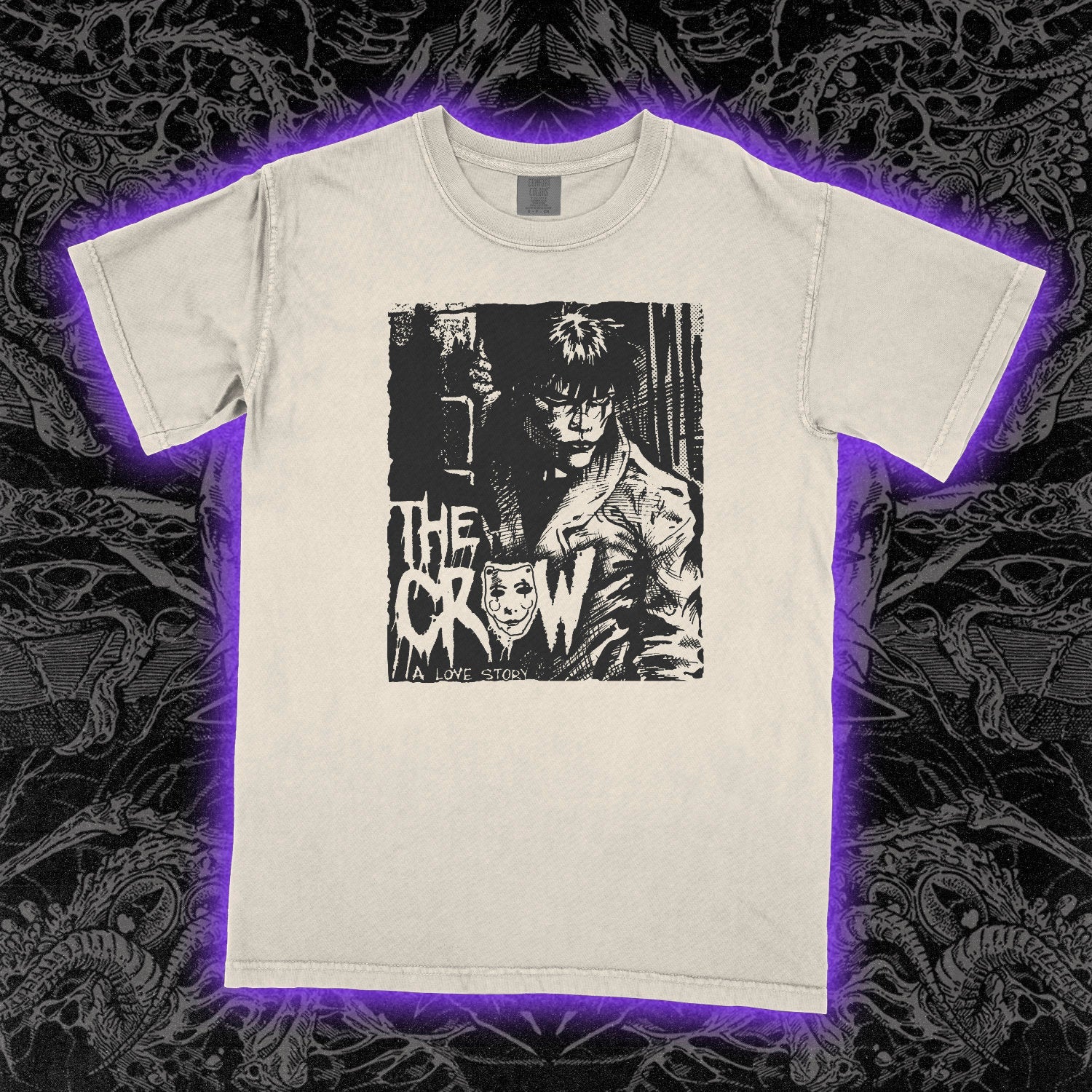 The Crow A Love Story Film Comfort Colors Ivory Tee