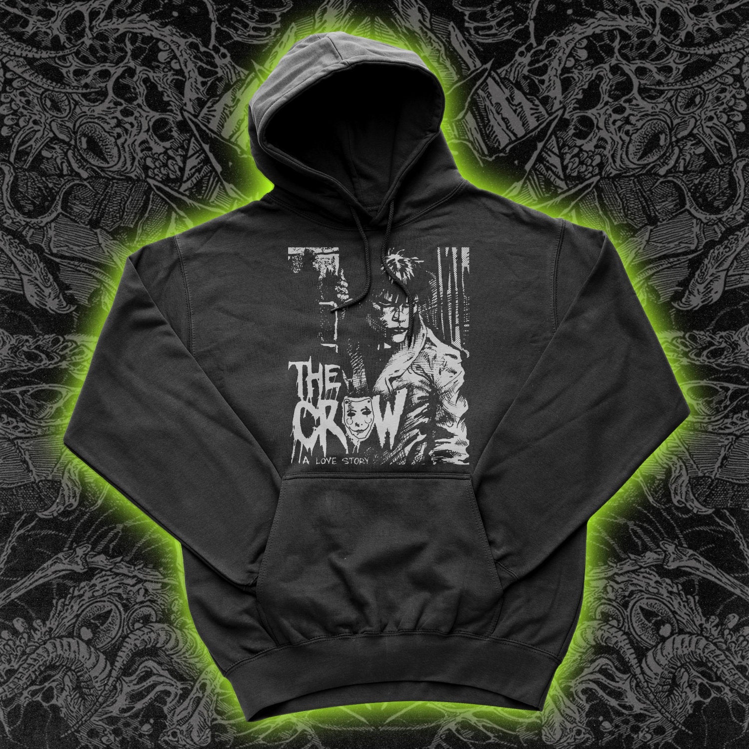 The crow movie hoodie Clearance