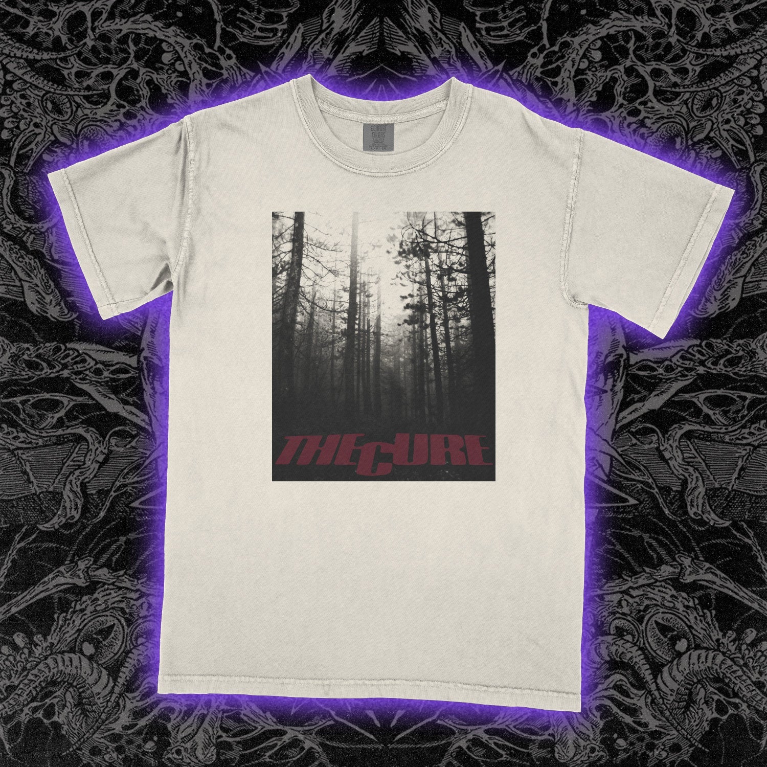 The Cure A Forest Comfort Colors Ivory Tee