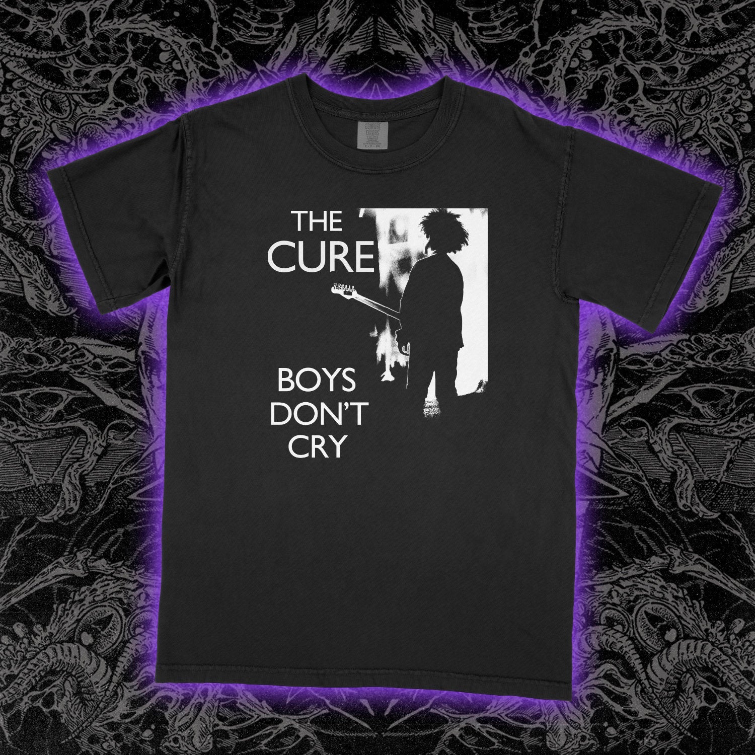 The Cure Boys Don't Cry Comfort Colors Black Tee