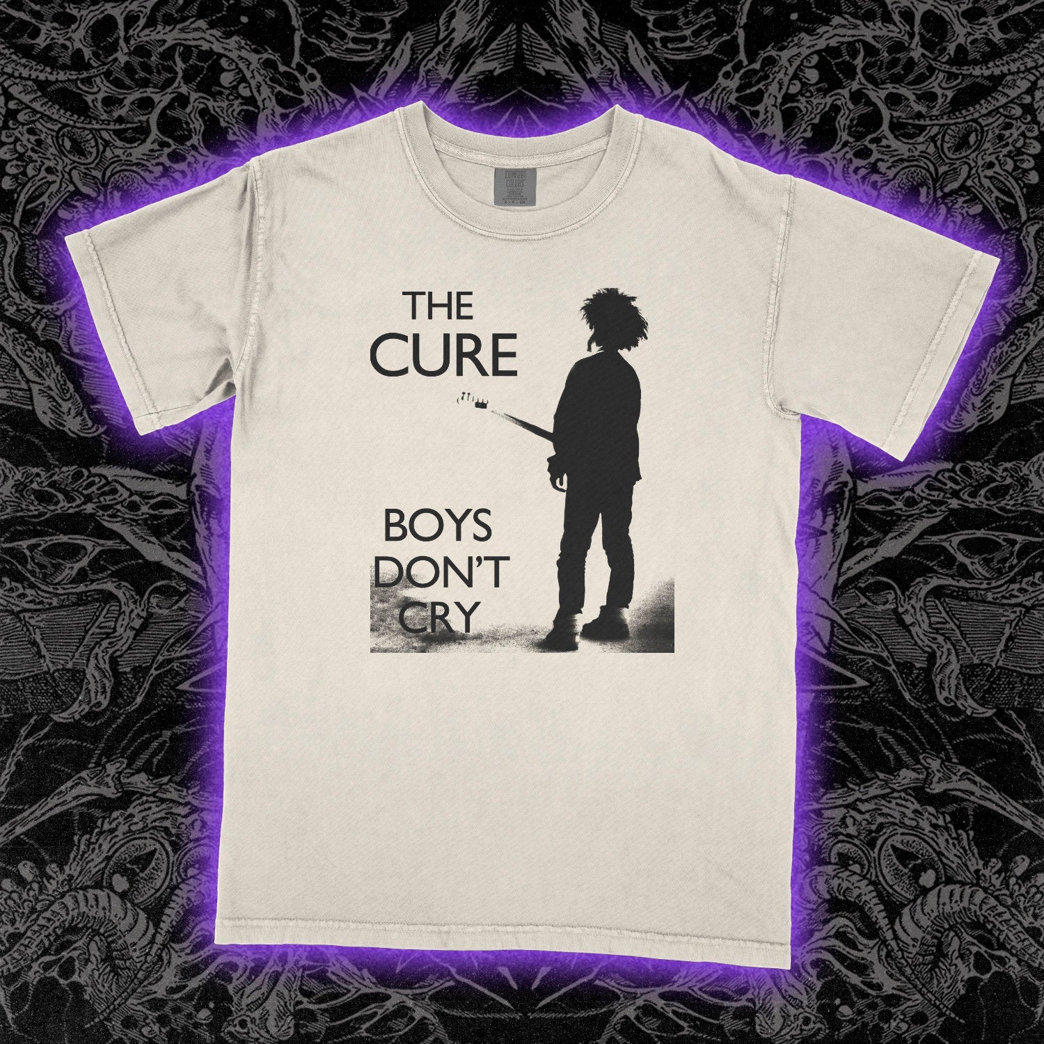 The Cure Boys Don't Cry Comfort Colors Ivory Tee