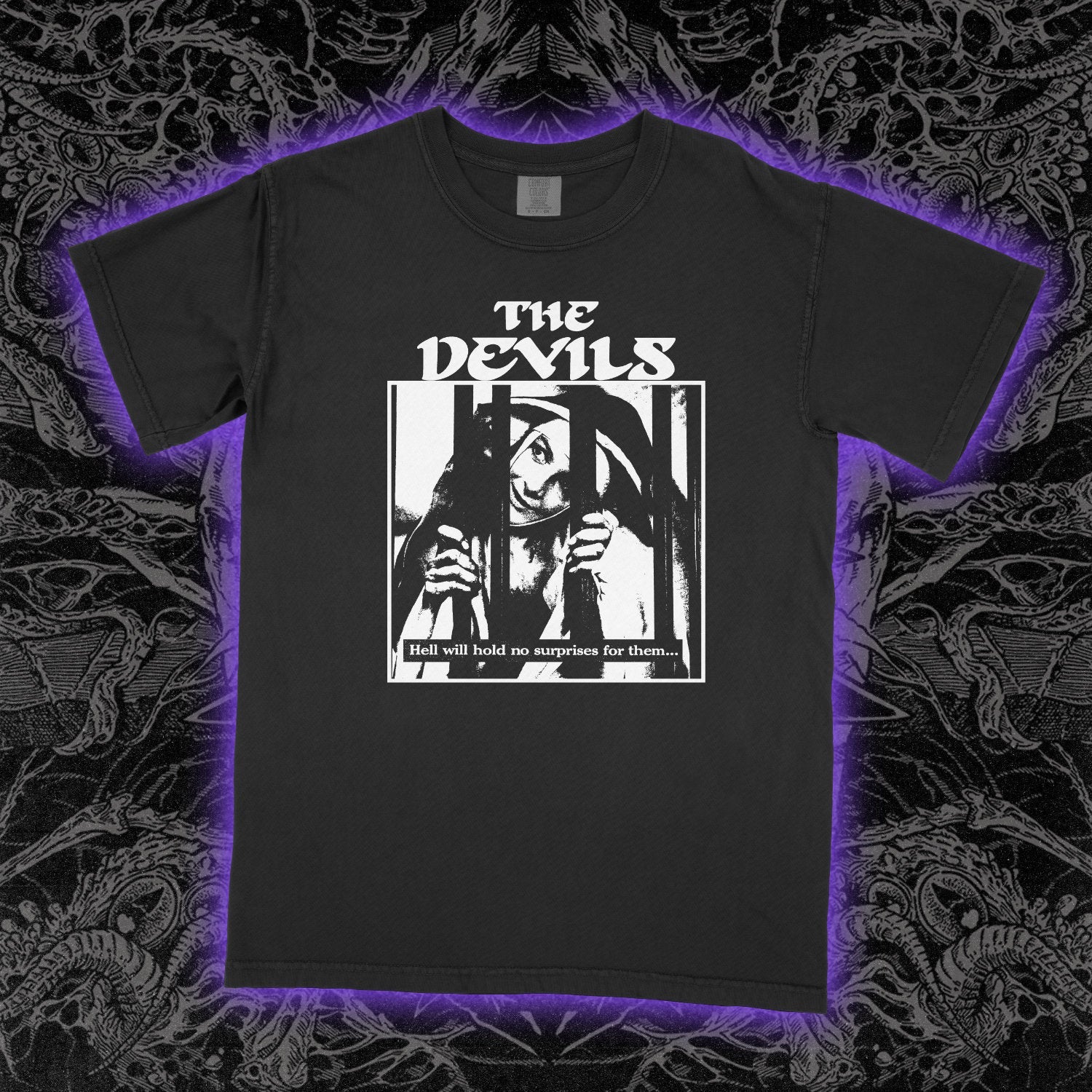 The Devils Film 1971 Comfort Colors Black Tee