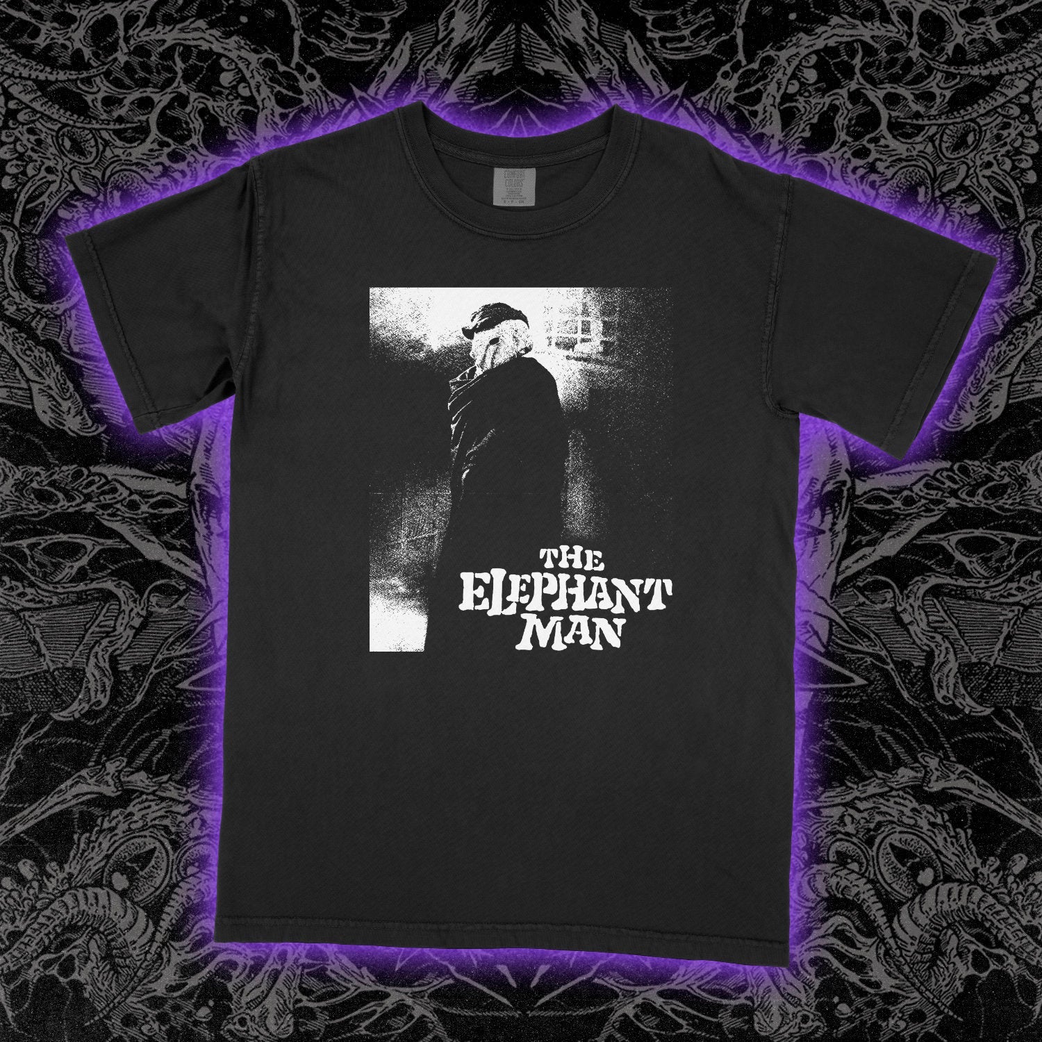 The Elephant Man Film Comfort Colors Black Tee