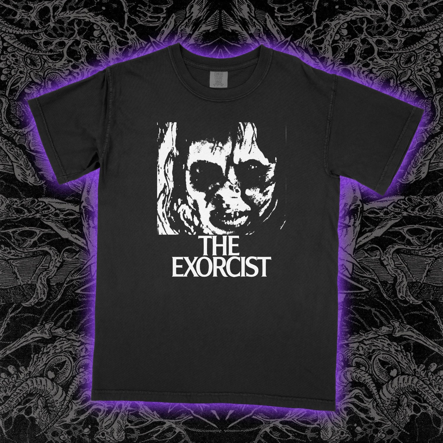 The Exorcist Film Comfort Colors Black Tee